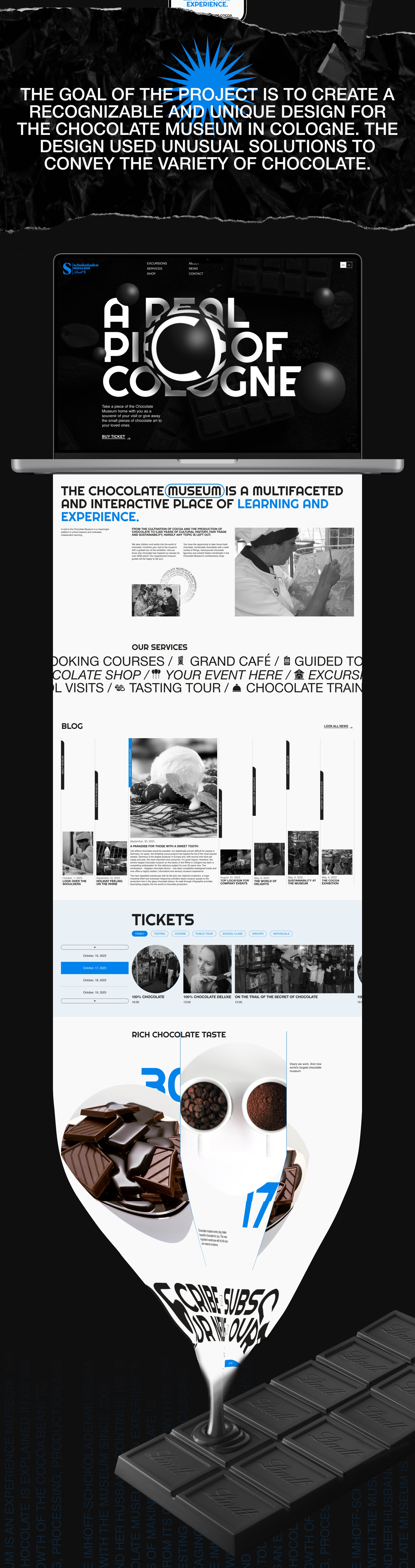 Chocolate Museum Lindt — Изображение №2 — Интерфейсы на Dprofile