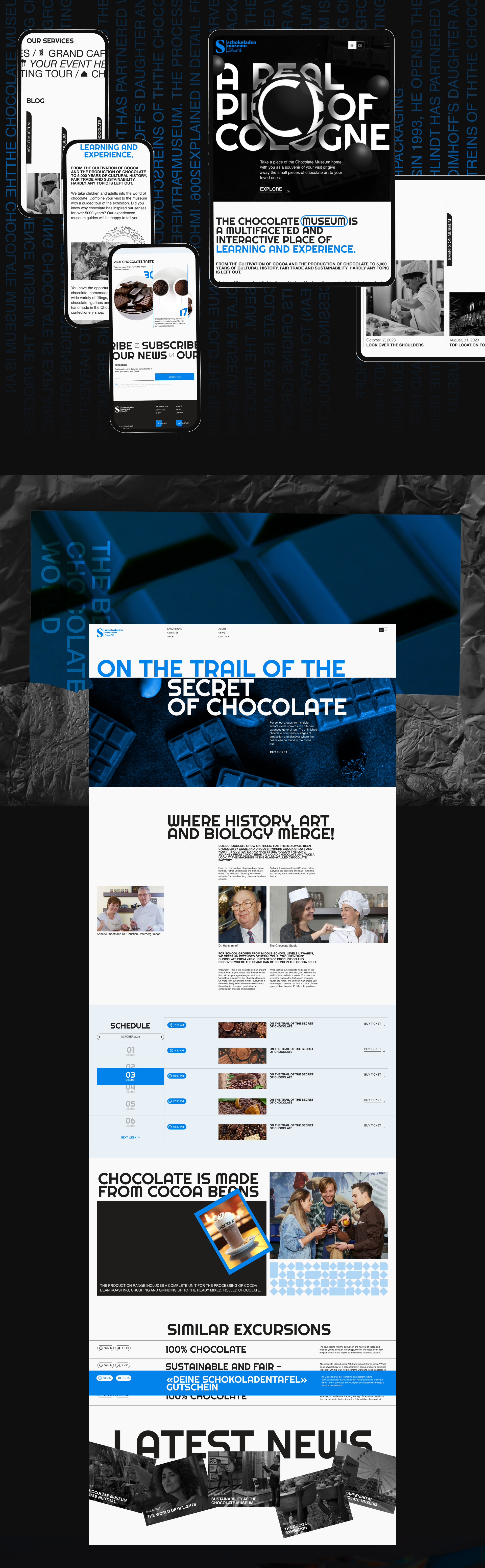 Chocolate Museum Lindt — Изображение №3 — Интерфейсы на Dprofile