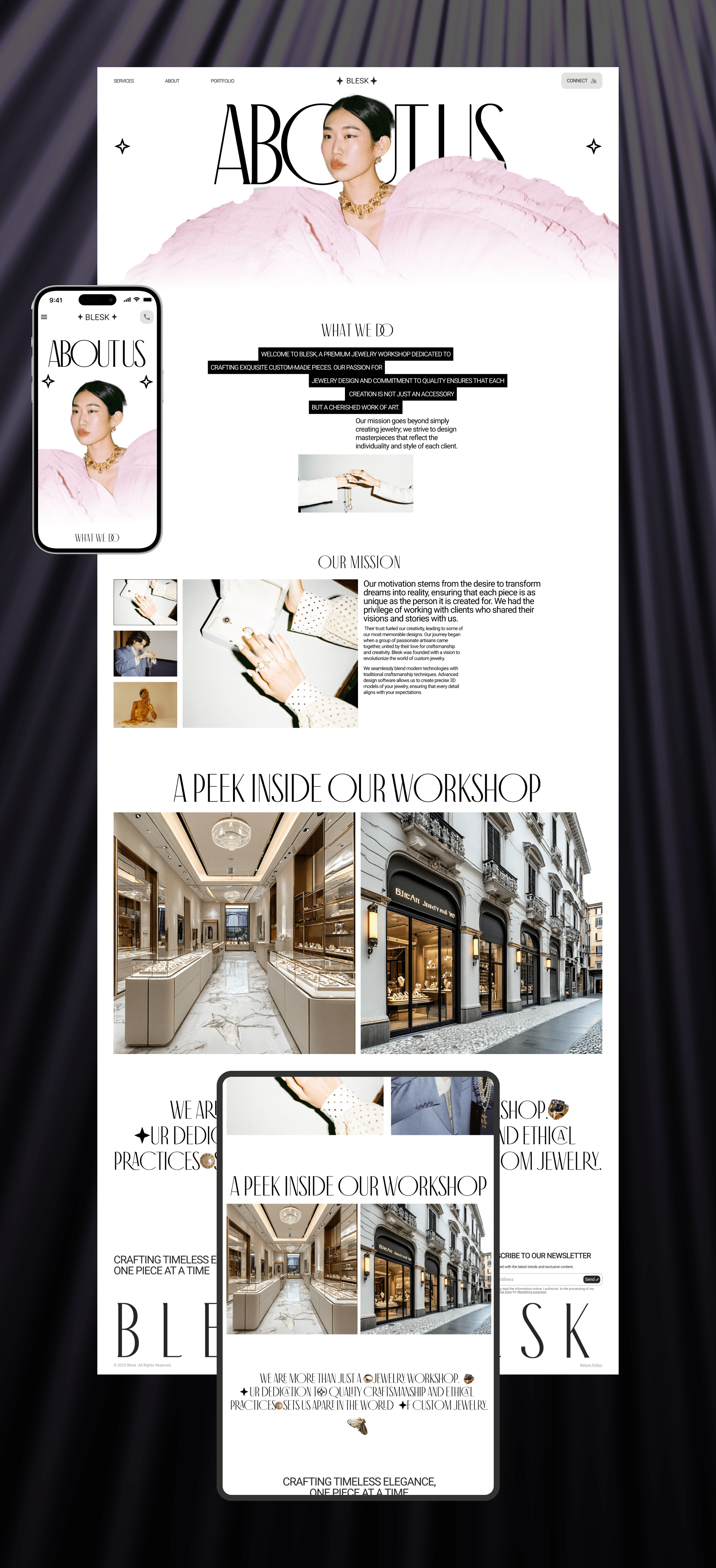 Blesk | Website — Изображение №10 — Интерфейсы, Графика на Dprofile