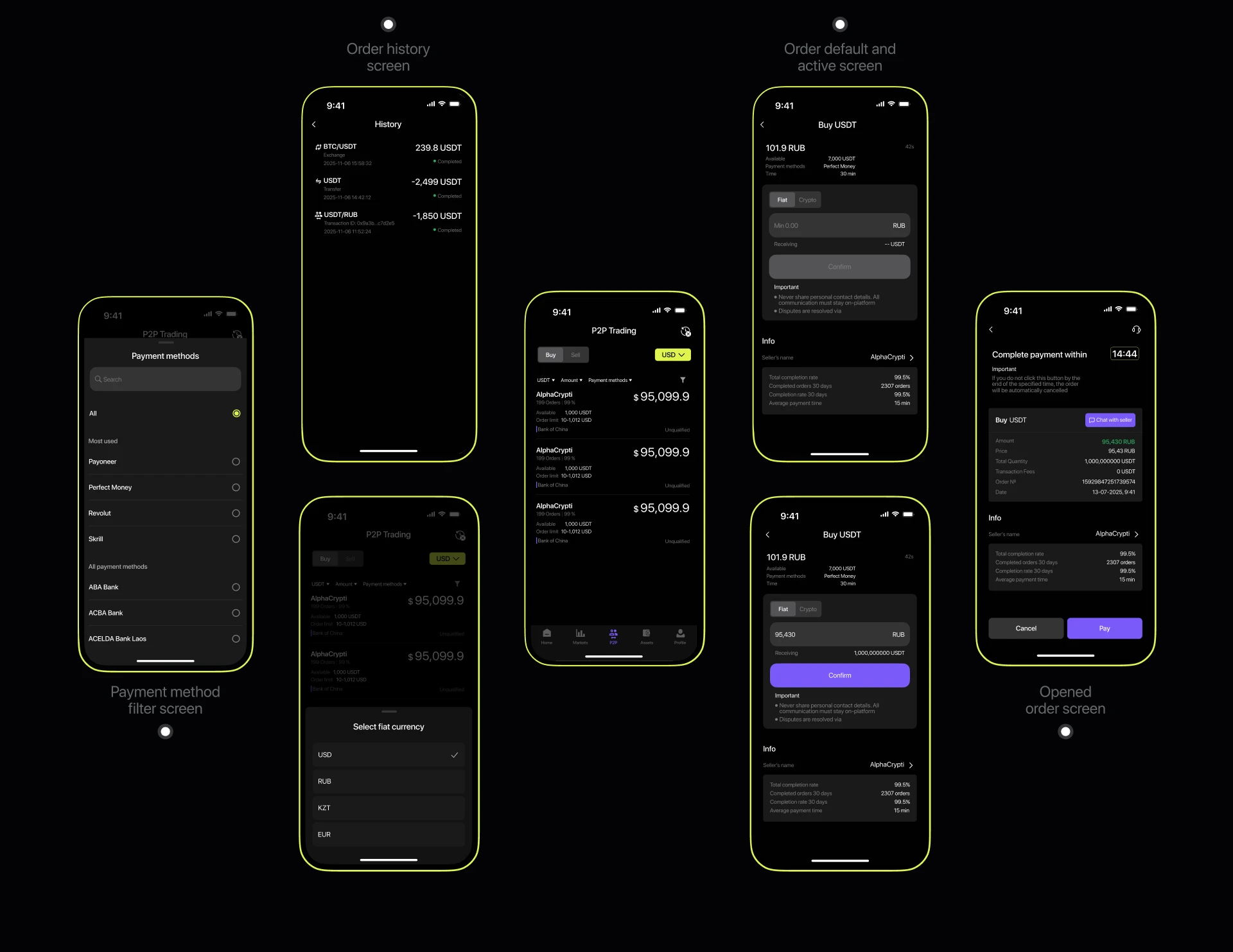 Crypto exchange |Mob app — Изображение №16 — Интерфейсы на Dprofile