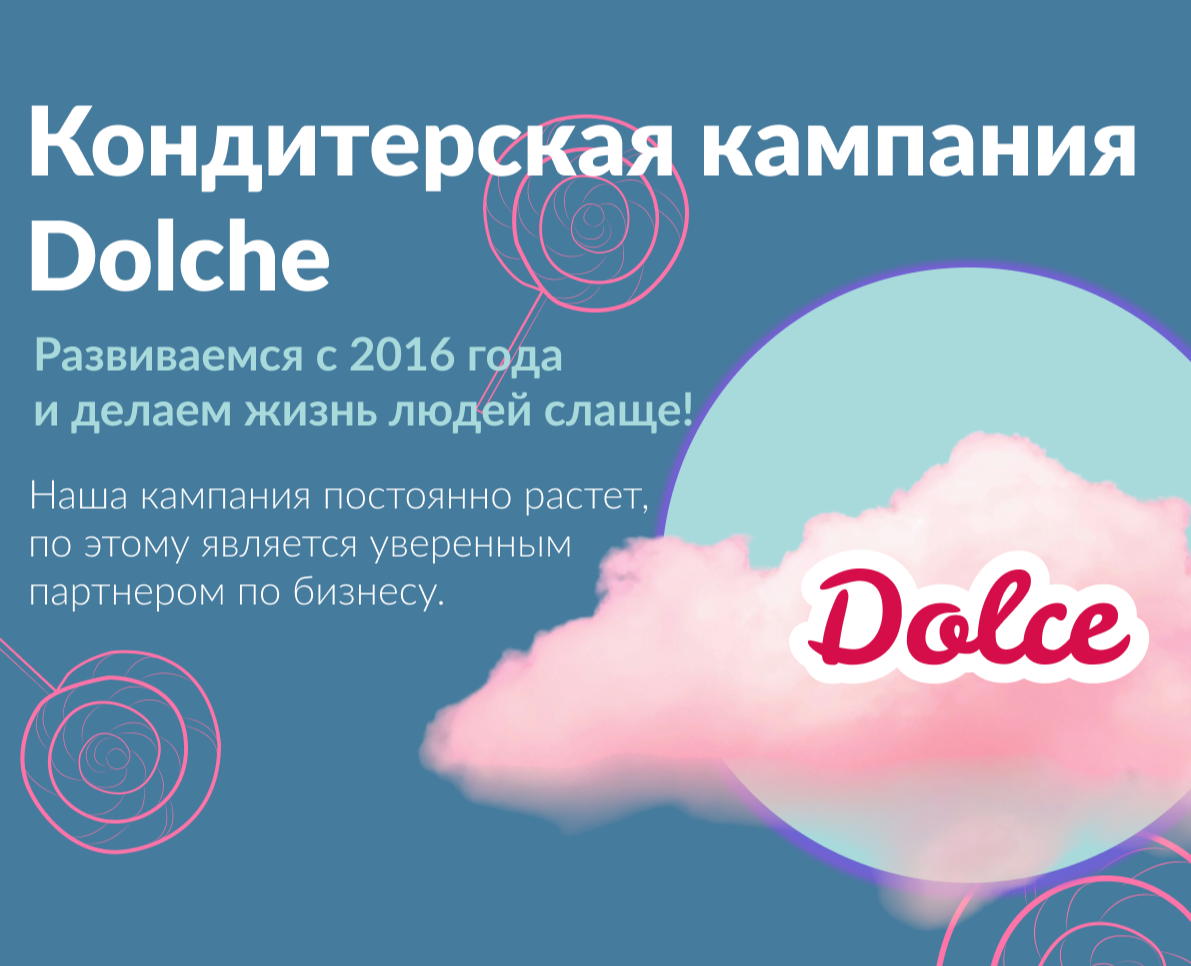 Дизайн презентации для кондитерской кампании. на Dprofile