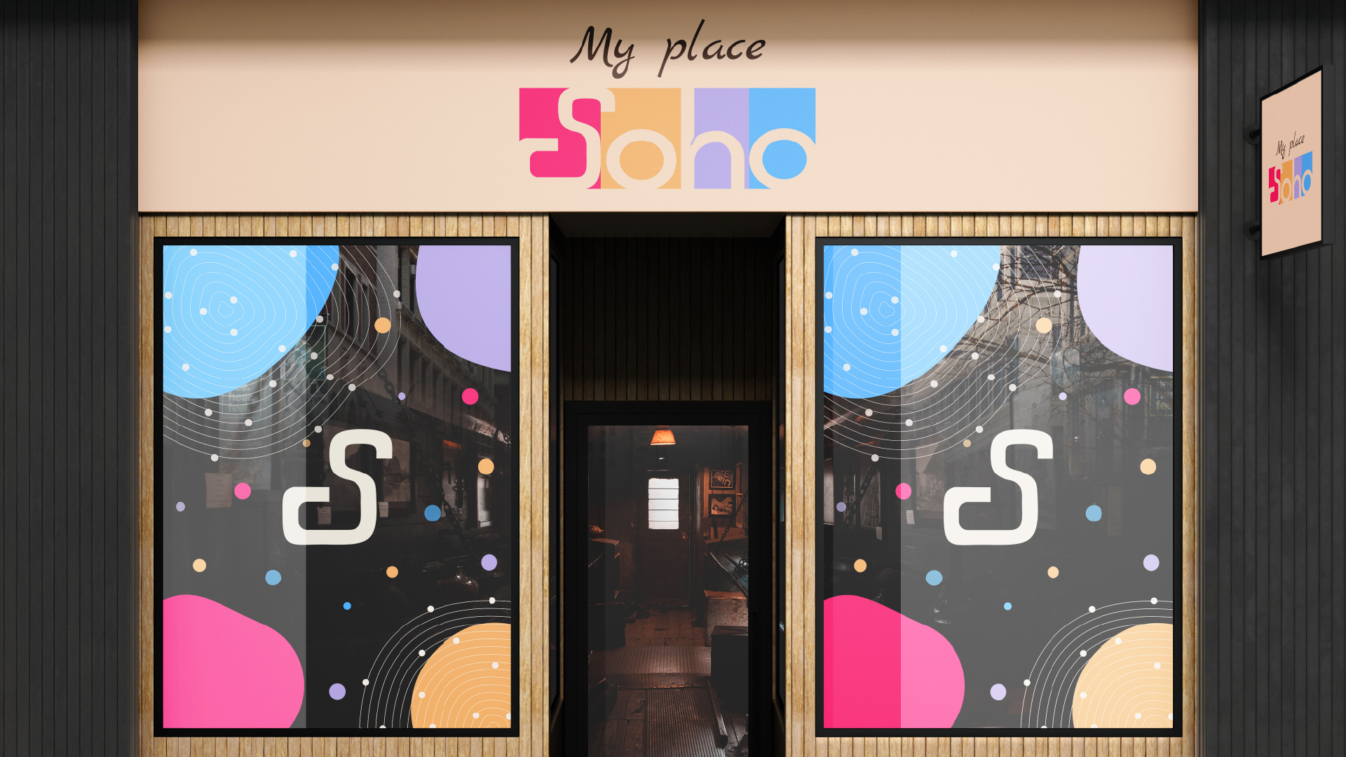 Фирменный стиль для кофейни «My Place Soho» — Изображение №5 — Брендинг, Графика на Dprofile