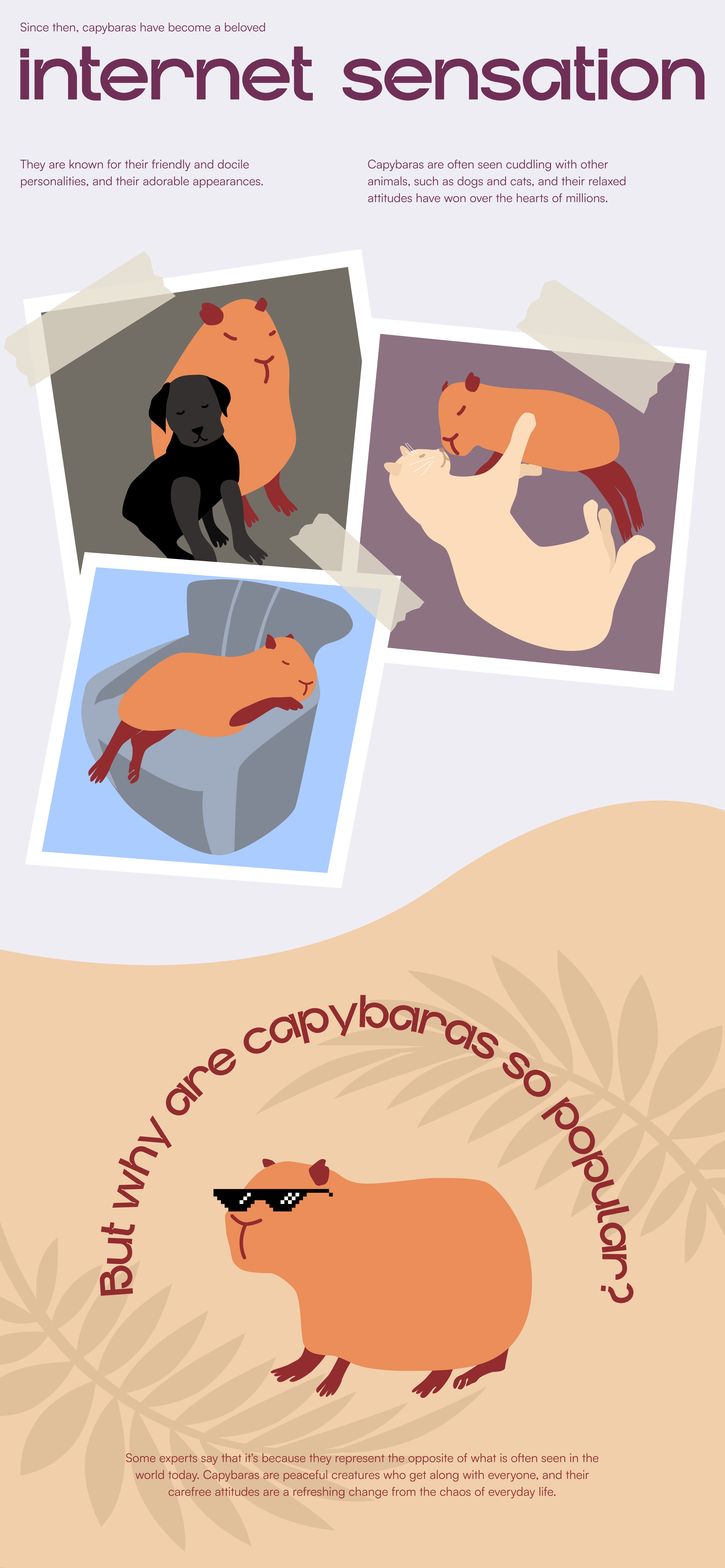 Longread about capybaras — Изображение №4 — Иллюстрация, Графика на Dprofile