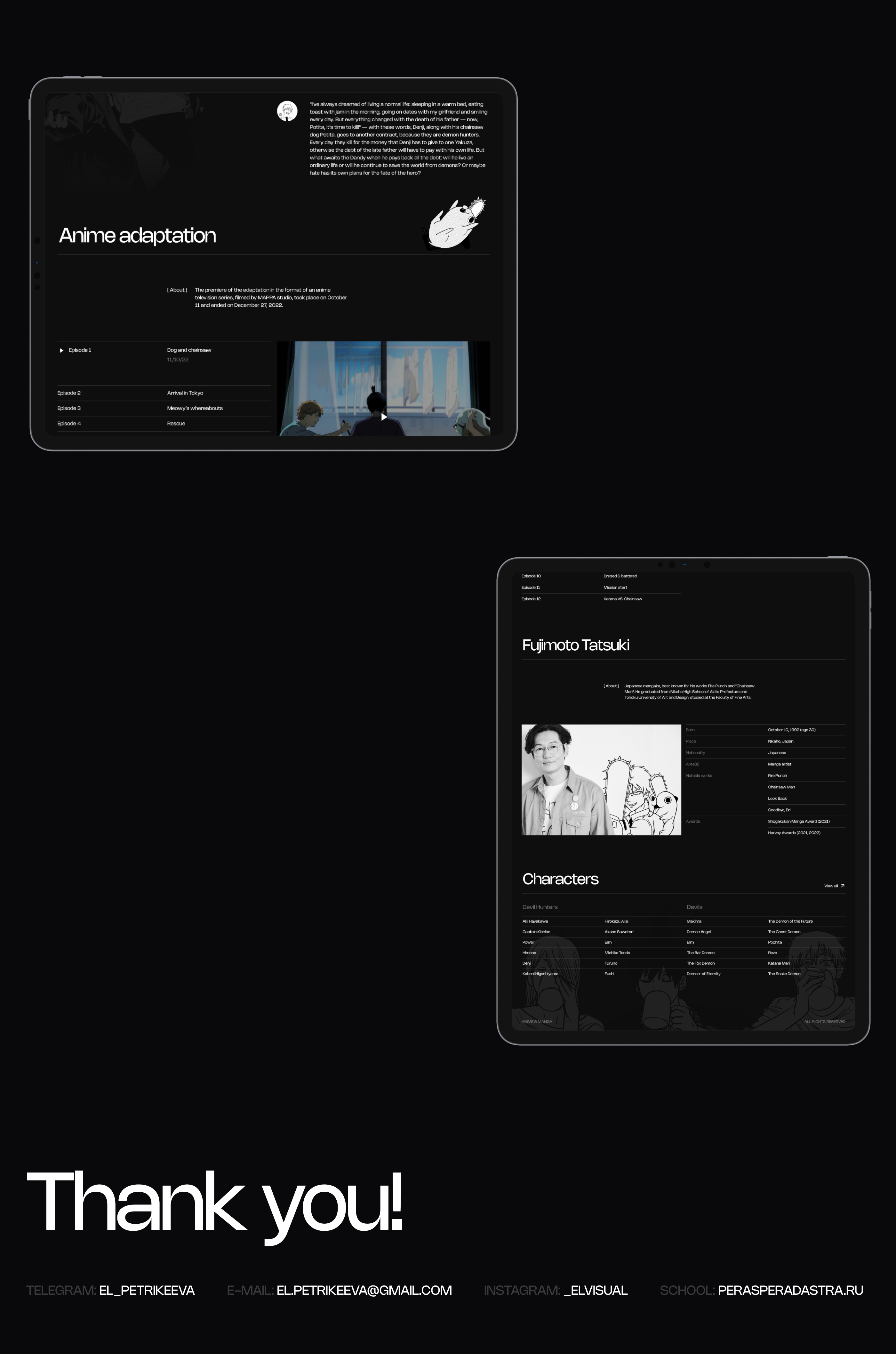 Anime & Manga service UI/UX — Изображение №7 — Интерфейсы, Графика на Dprofile