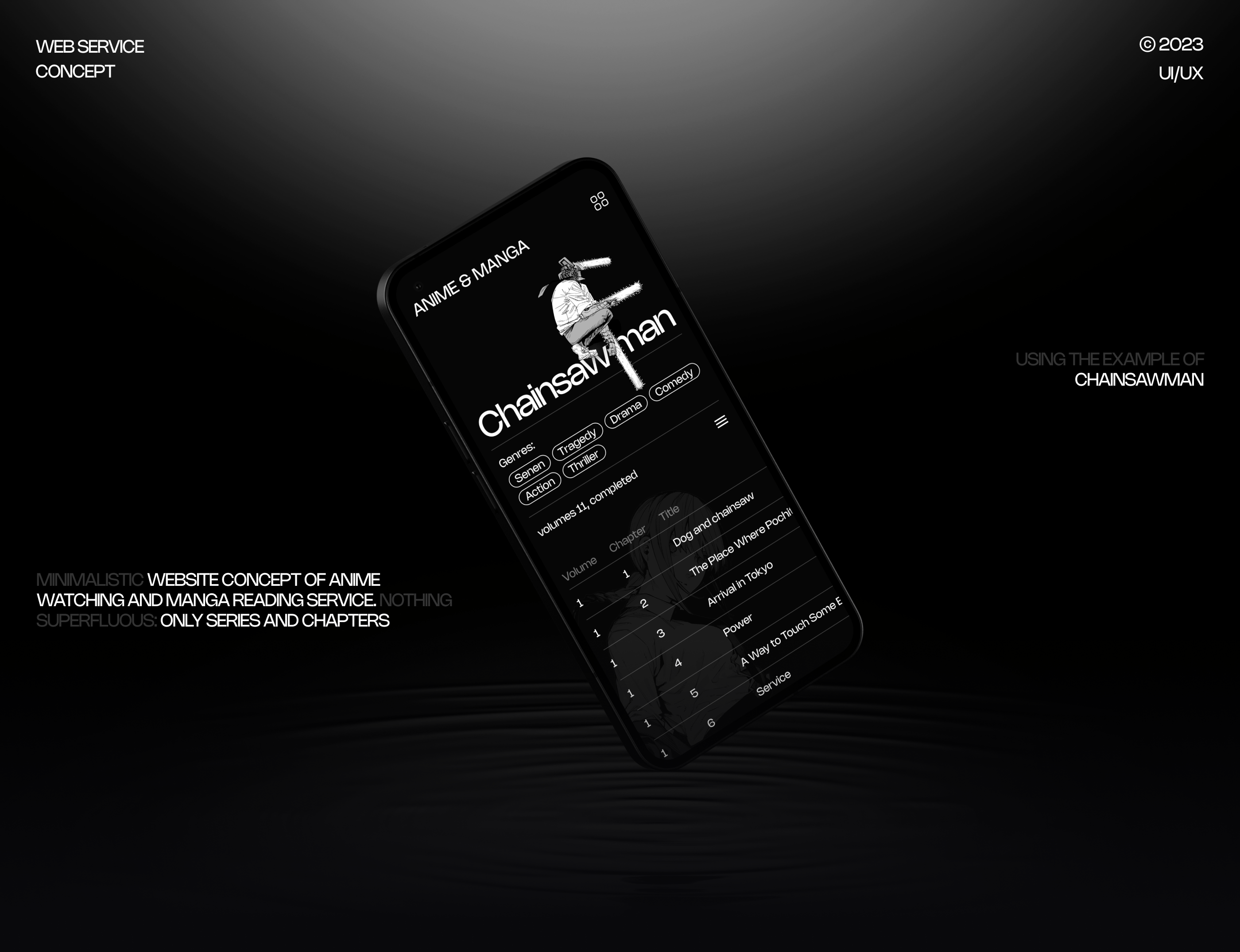 Anime & Manga service UI/UX — Изображение №1 — Интерфейсы, Графика на Dprofile