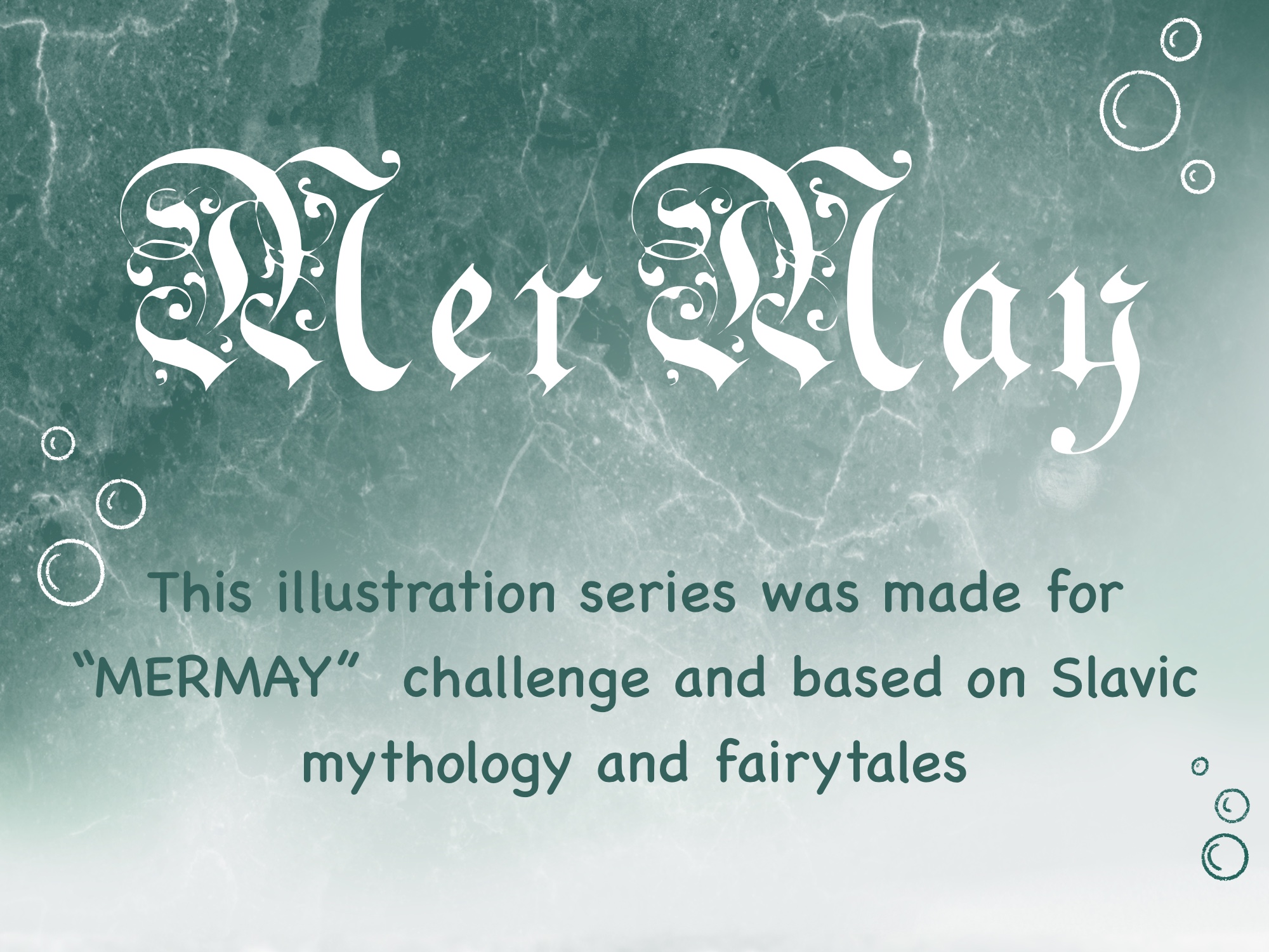 MERMAY 2025 | Slavic Folklore Illustrations — Изображение №1 — Иллюстрация на Dprofile