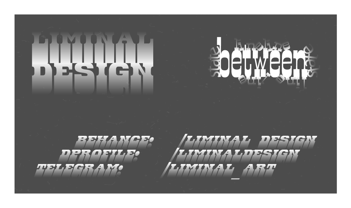 LIMINAL DESIGN — Изображение №3 — Графика на Dprofile