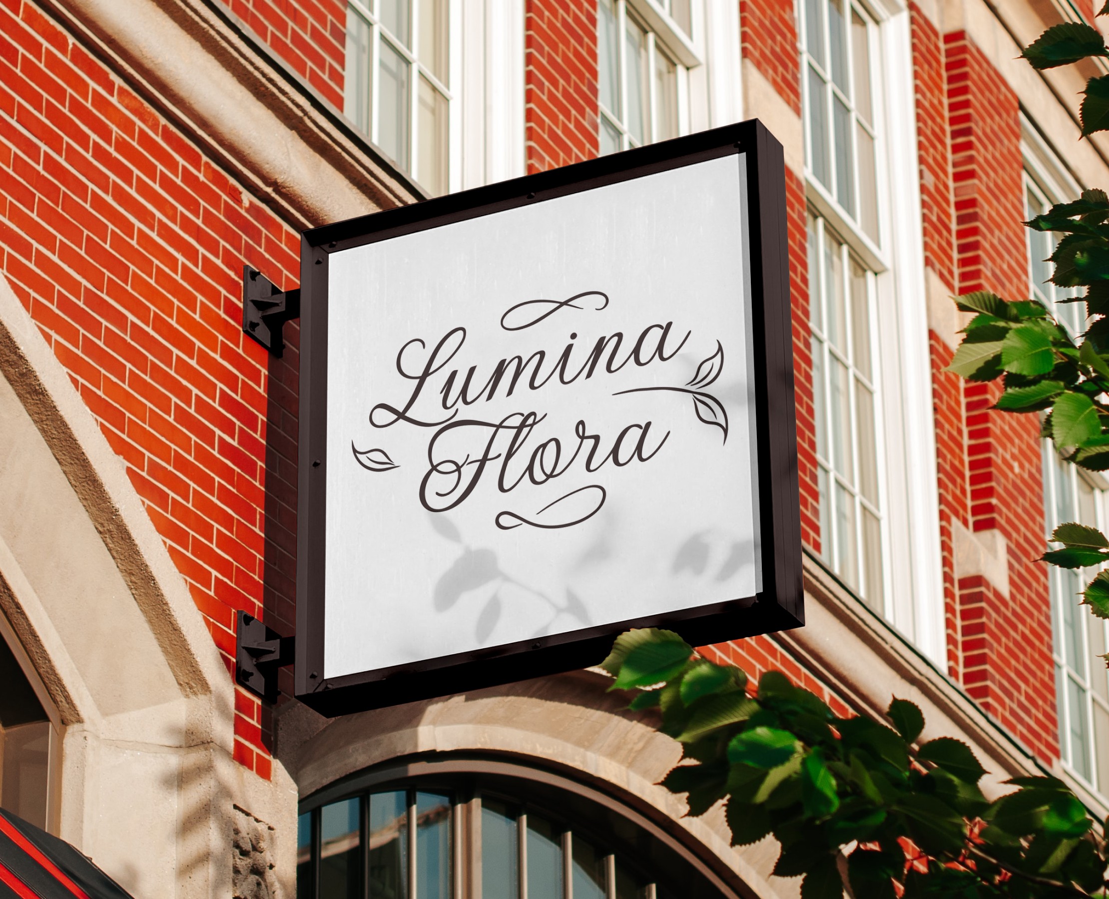 Lumina Flora - цветочные композиции. Леттеринг — Брендинг на Dprofile