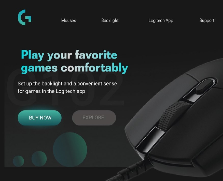 Logitech Landing на Dprofile