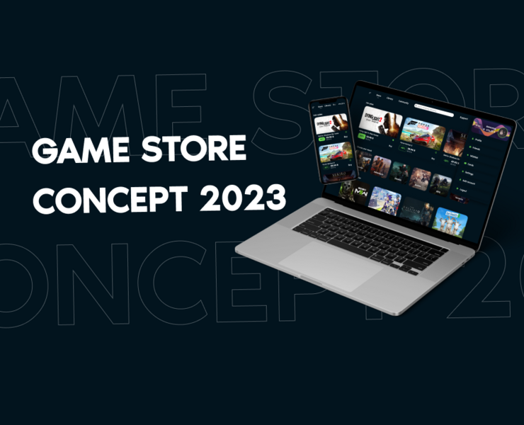 Концепт магазина игр 2023 - UI/UX & eCommerce Project — Интерфейсы, Брендинг на Dprofile