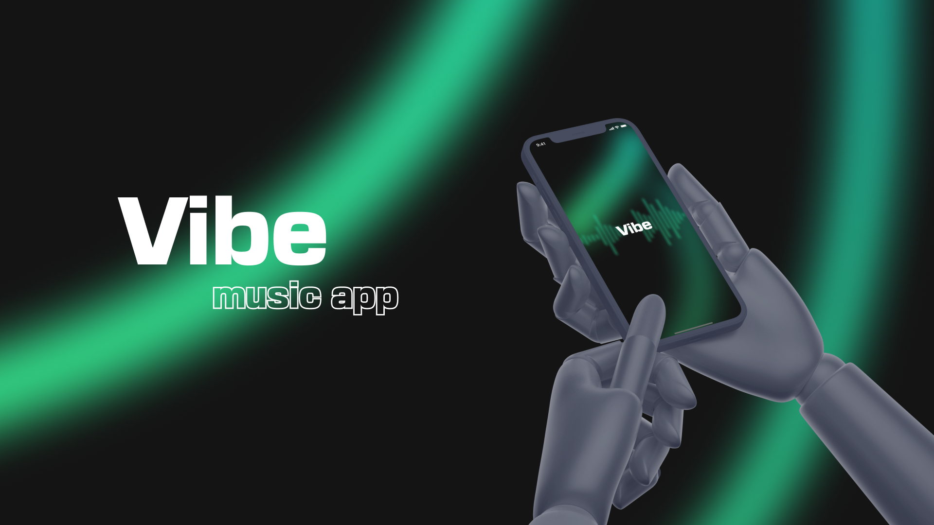 Vibe Music App [iOS] — UI/UX Design — Изображение №1 — Интерфейсы, Графика на Dprofile