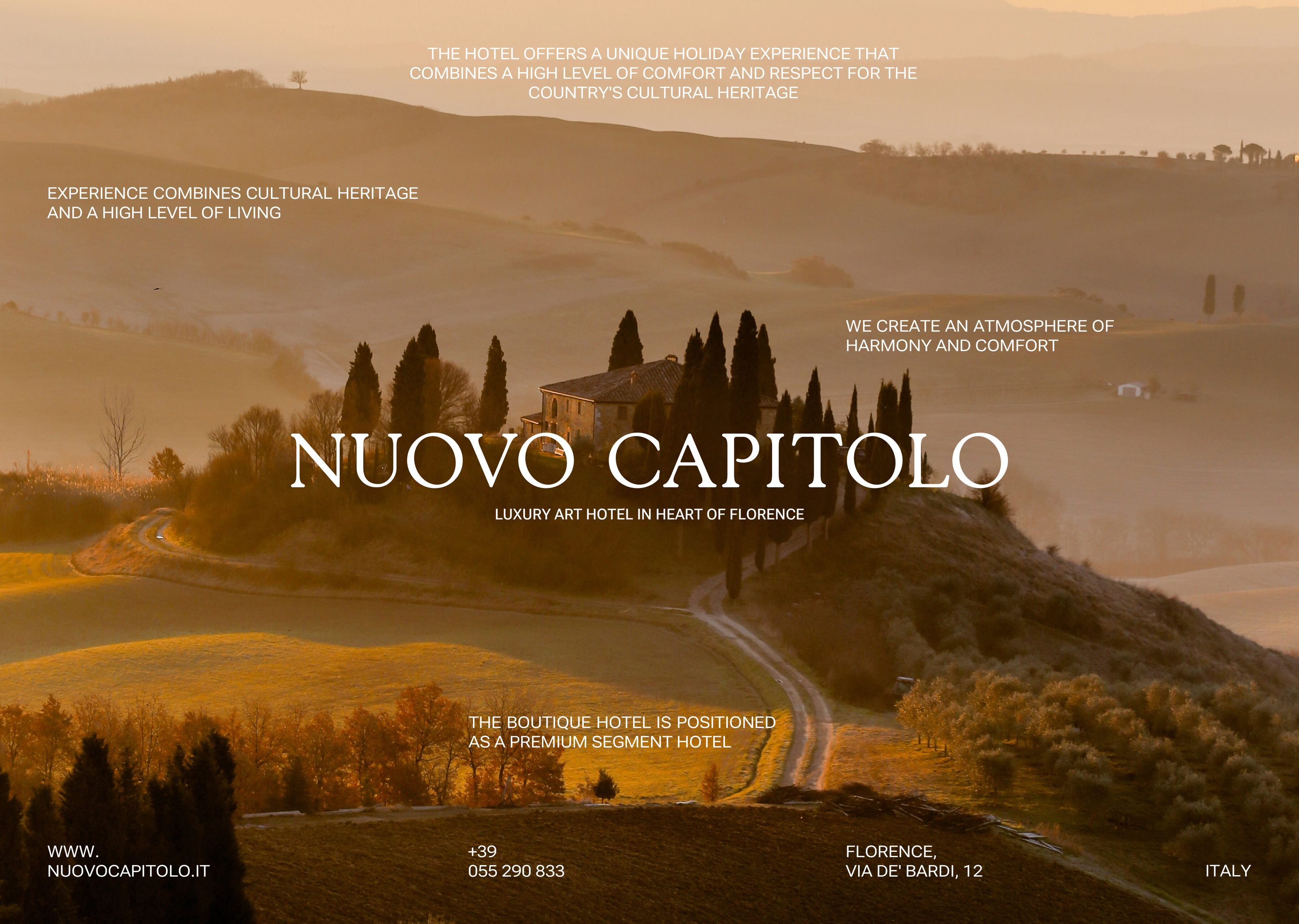 Nuovo capitolo / Айдентика для отеля — Изображение №1 — Брендинг, Графика на Dprofile