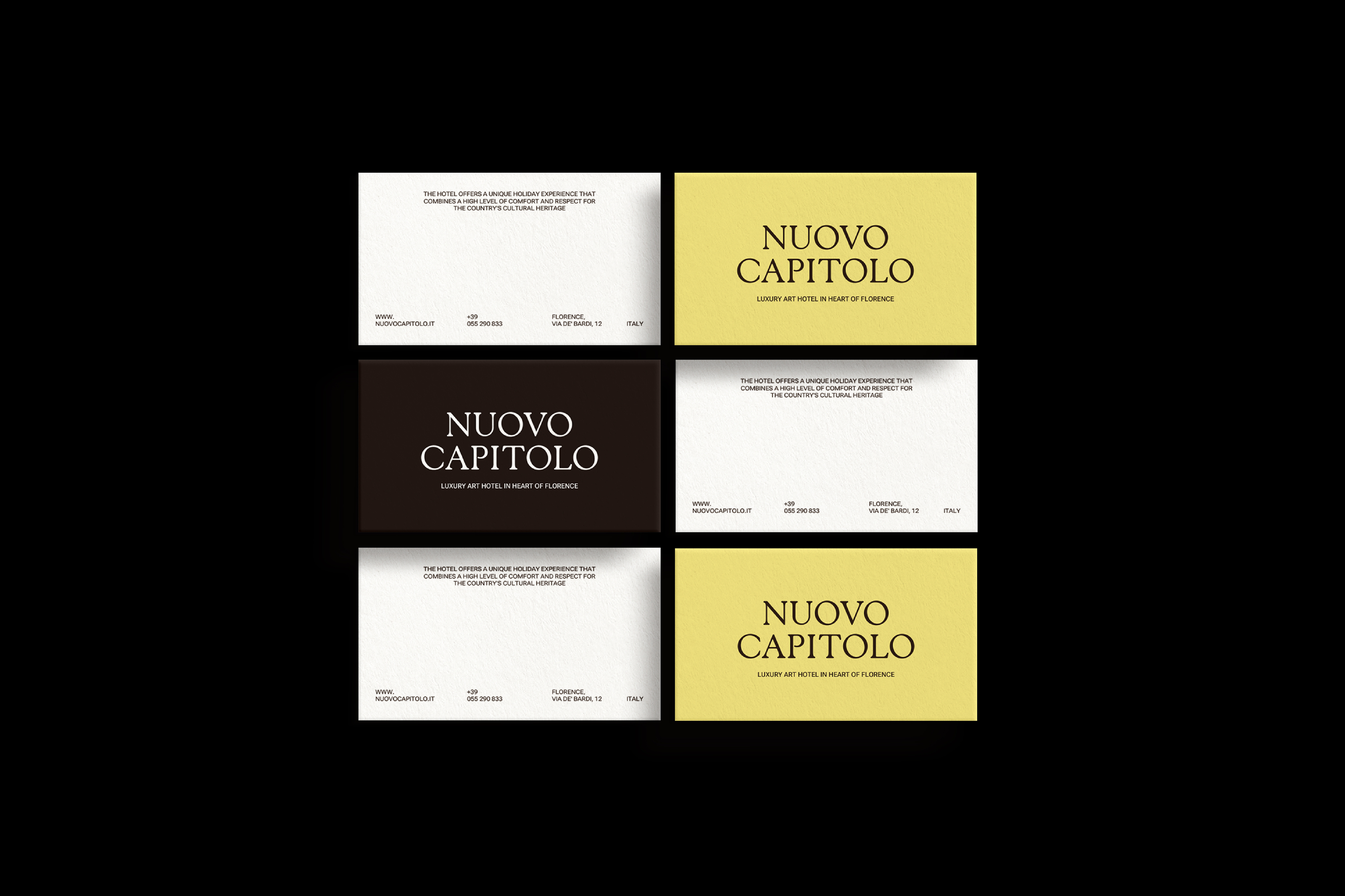 Nuovo capitolo / Айдентика для отеля — Изображение №4 — Брендинг, Графика на Dprofile