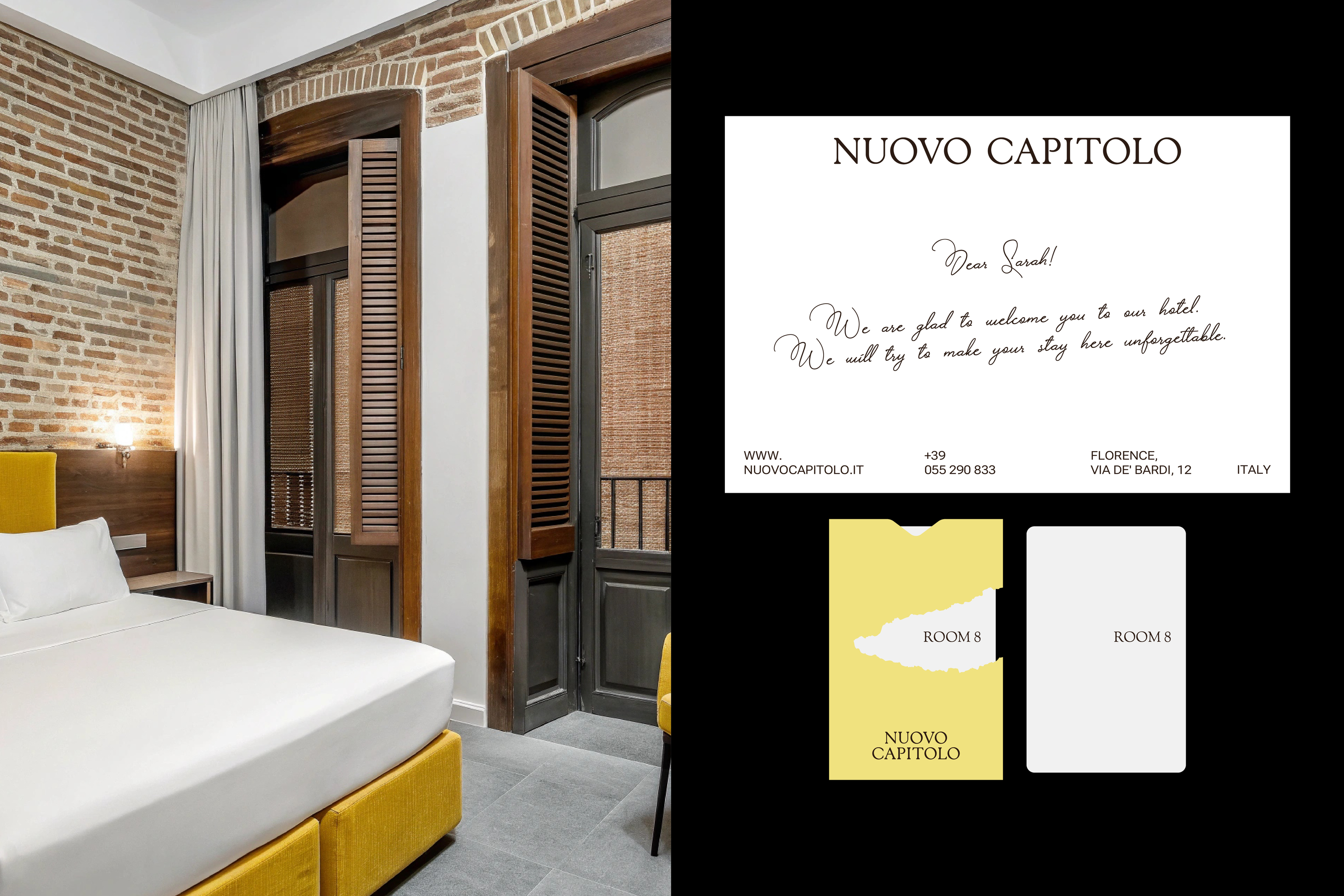 Nuovo capitolo / Айдентика для отеля — Изображение №15 — Брендинг, Графика на Dprofile