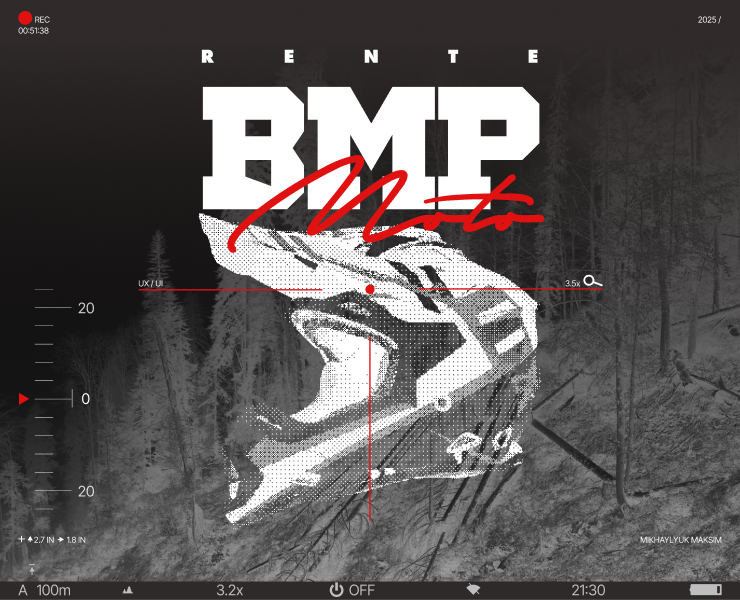 Cross Rental Website Redesign | BMP Moto — Интерфейсы на Dprofile