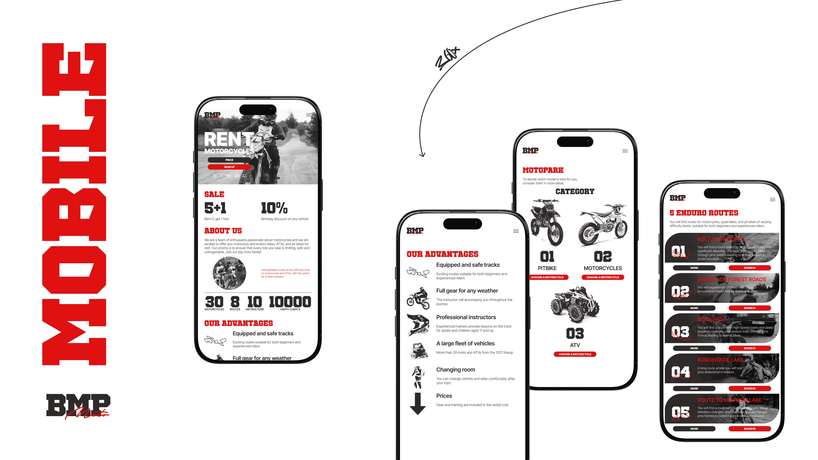 Cross Rental Website Redesign | BMP Moto — Изображение №5 — Интерфейсы на Dprofile