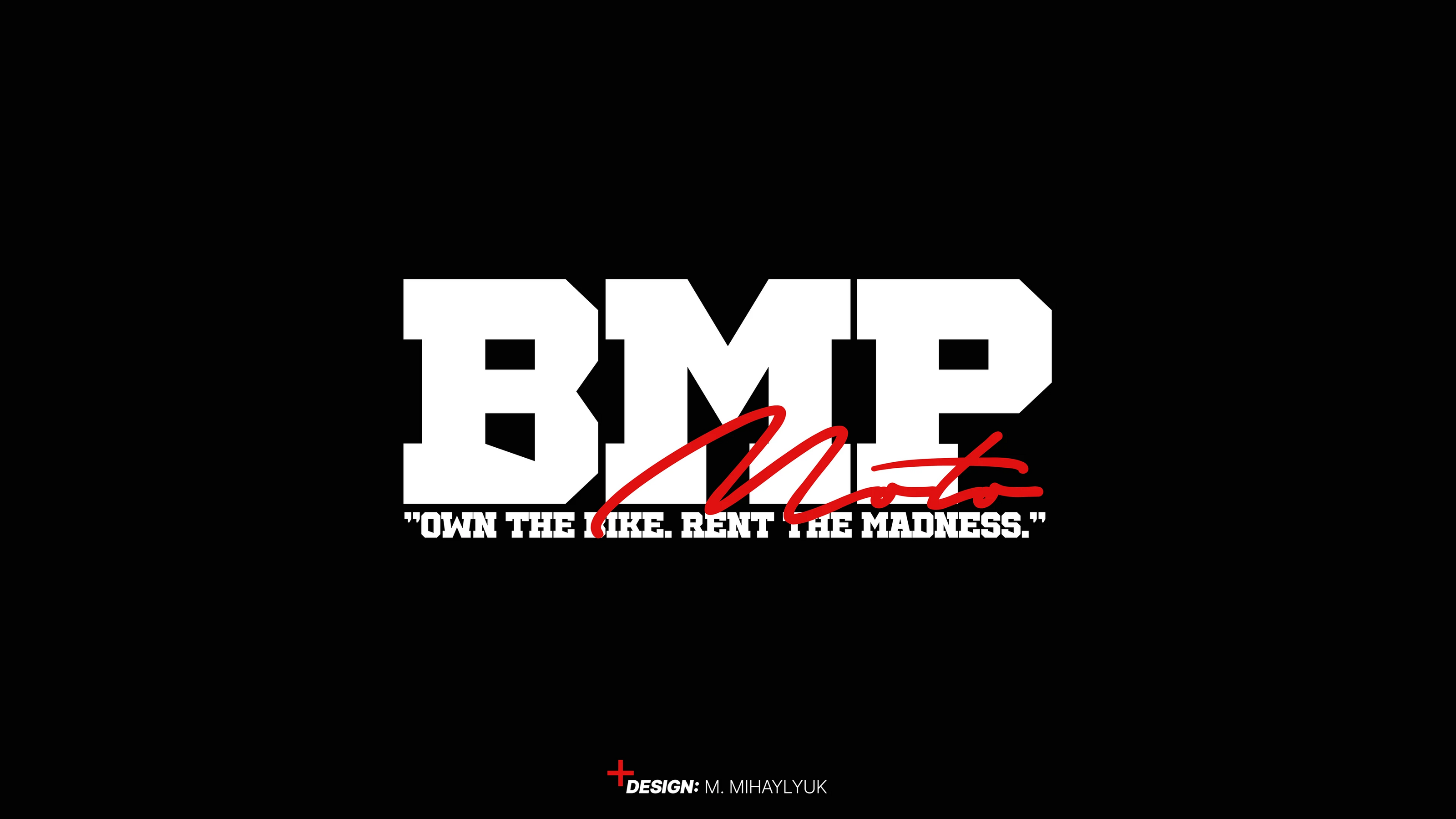 logo, identity, brand style / rentals & retail BMP Moto — Изображение №1 — Брендинг на Dprofile