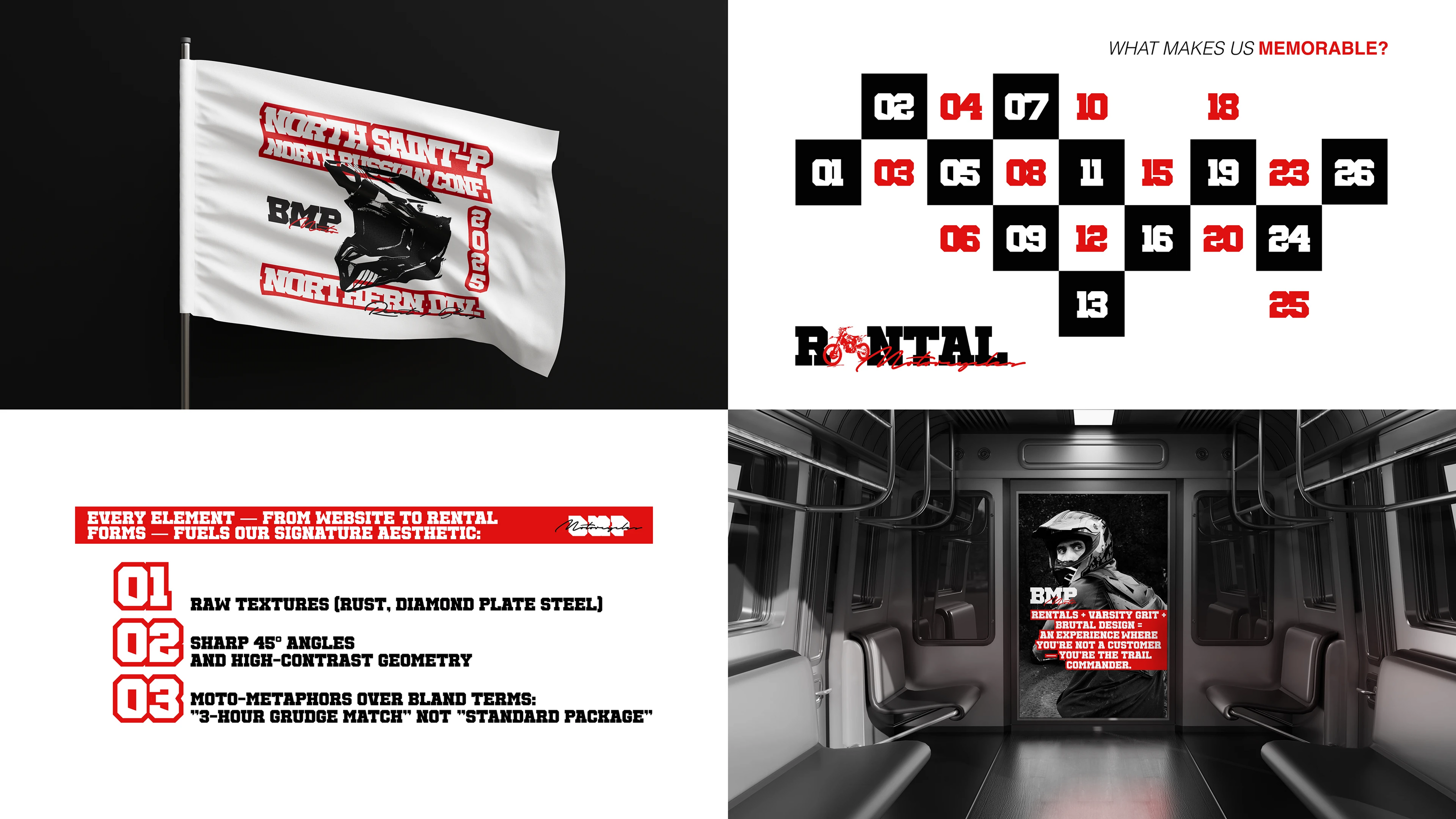 logo, identity, brand style / rentals & retail BMP Moto — Изображение №4 — Брендинг на Dprofile