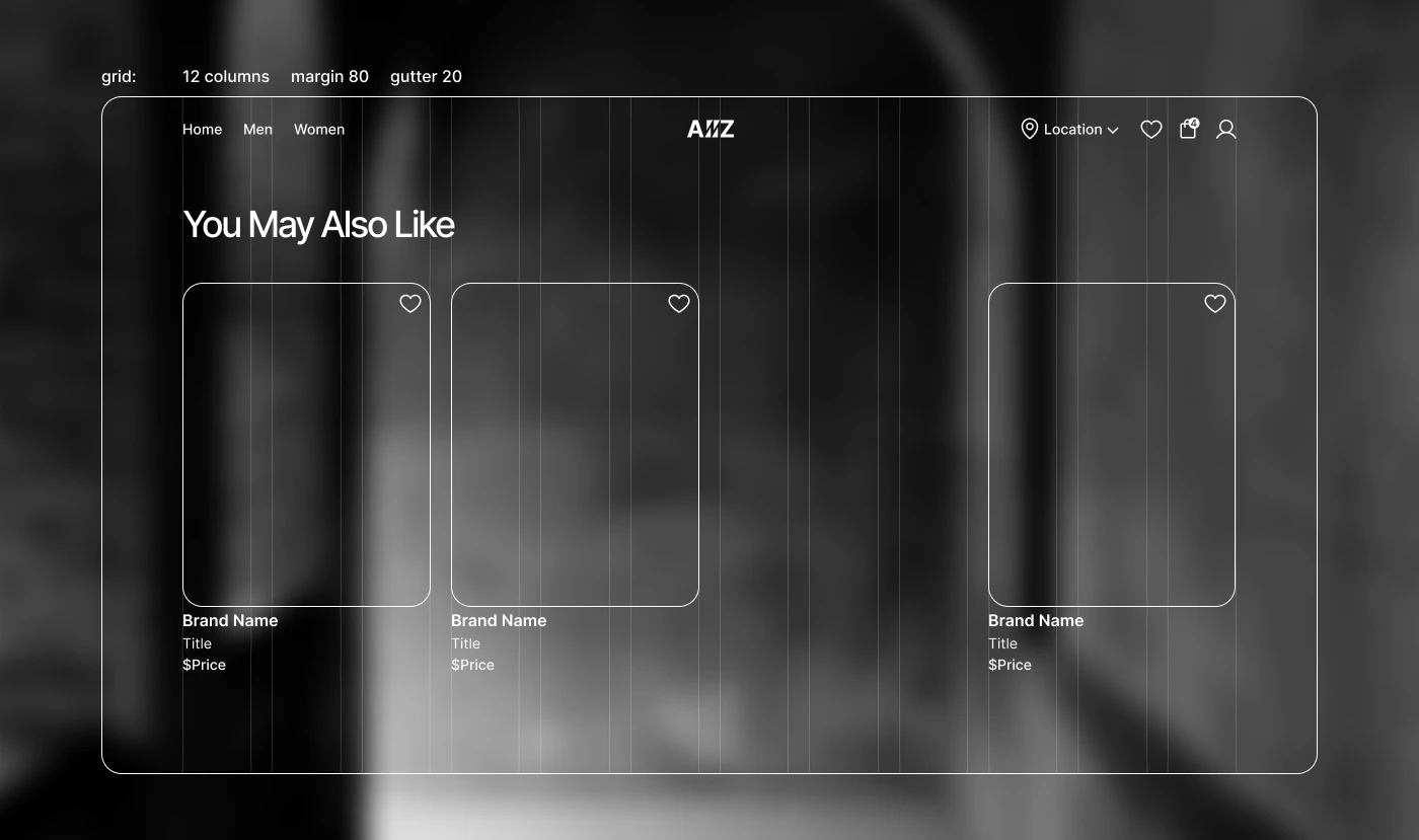 AllZ | Интернет-магазин | UX/UI Дизайн — Изображение №5 — Интерфейсы на Dprofile