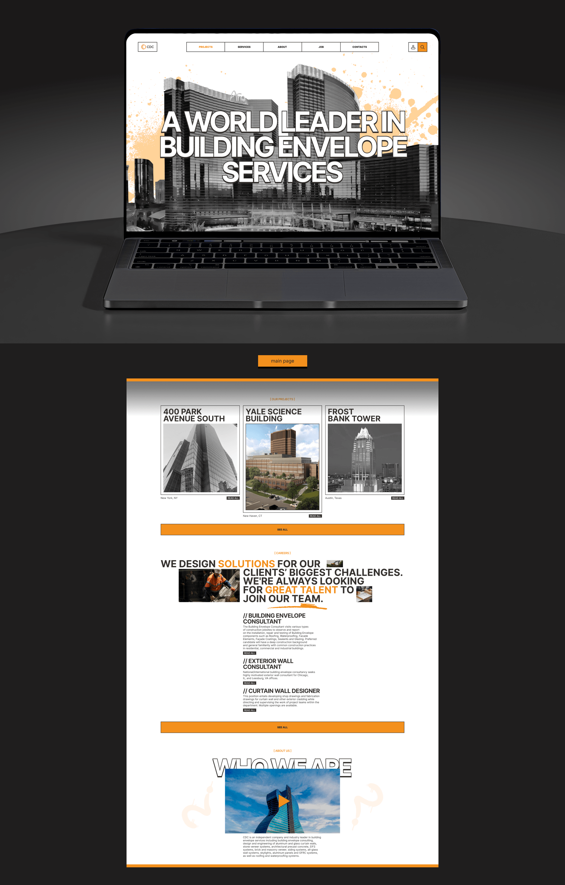 CDC, Inc. | Corporate website | UX/UI — Изображение №3 — Интерфейсы на Dprofile