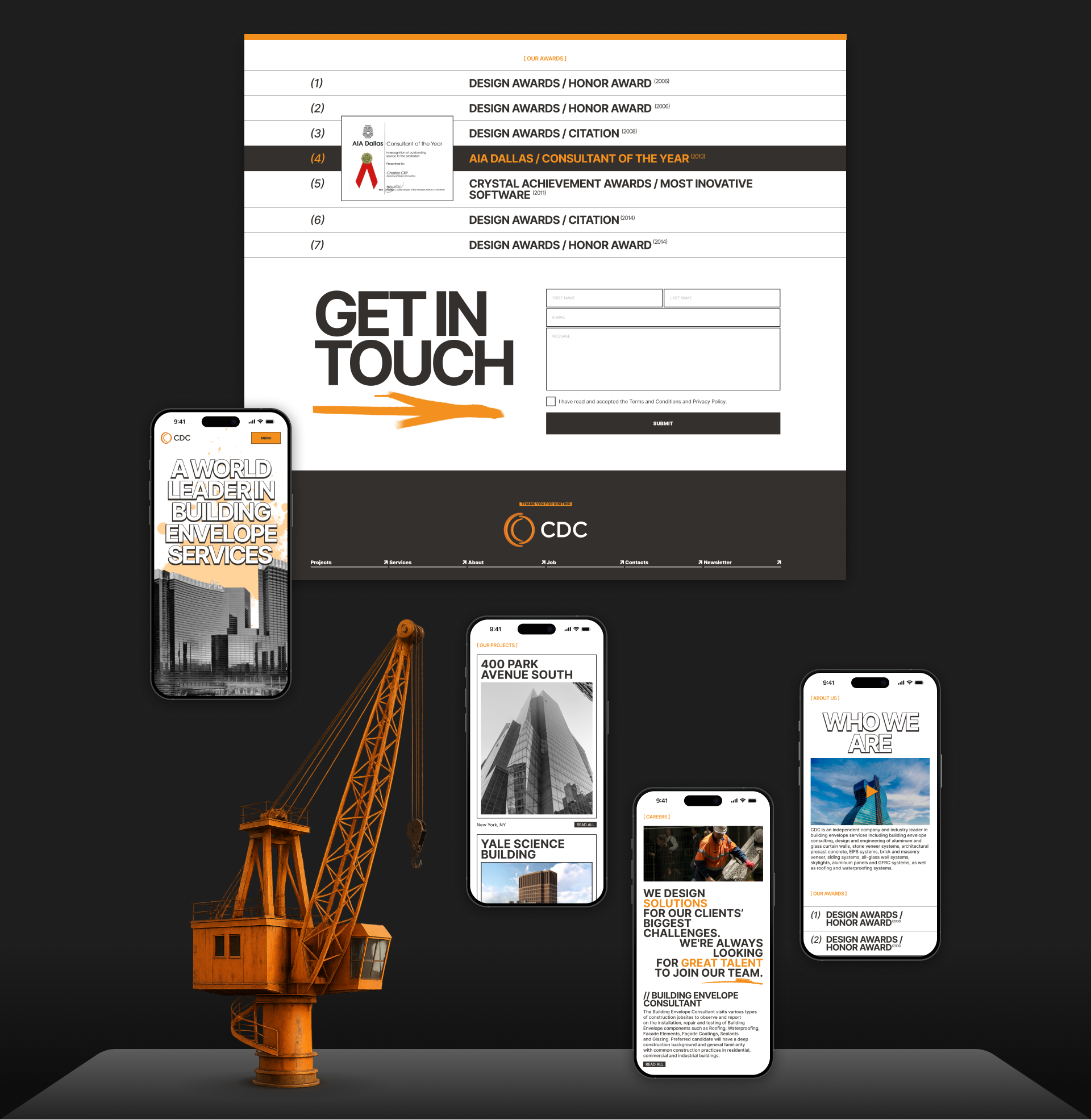 CDC, Inc. | Corporate website | UX/UI — Изображение №4 — Интерфейсы на Dprofile