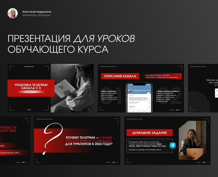 Презентация для уроков обучающего курса на Dprofile