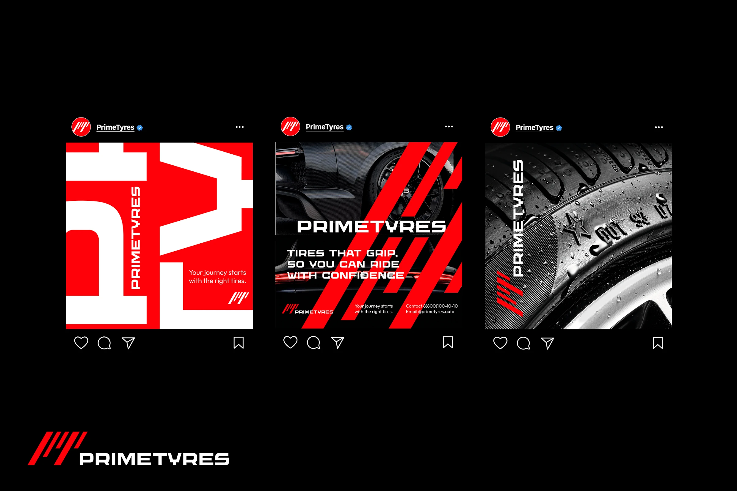 Logo of a store selling car tires — Изображение №6 — Брендинг на Dprofile