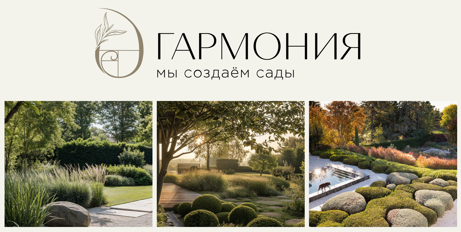 Гармония. Цифровая экосистема для ландшафтной студии. — Изображение №2 — Интерфейсы, Брендинг на Dprofile