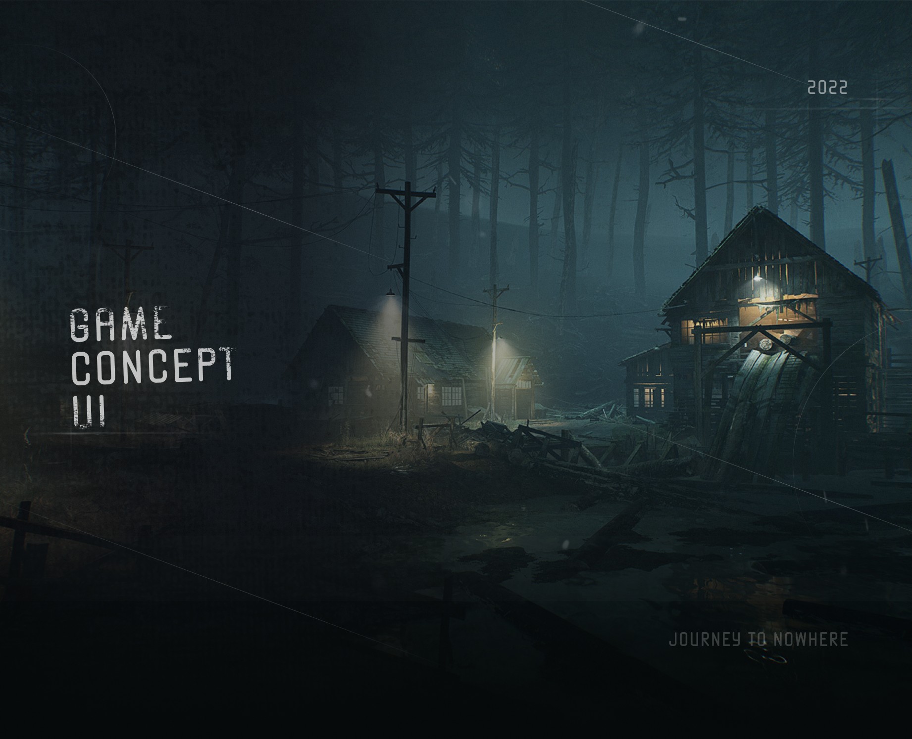 Game concept UI "Journey To Nowhere" 2022 на Dprofile
