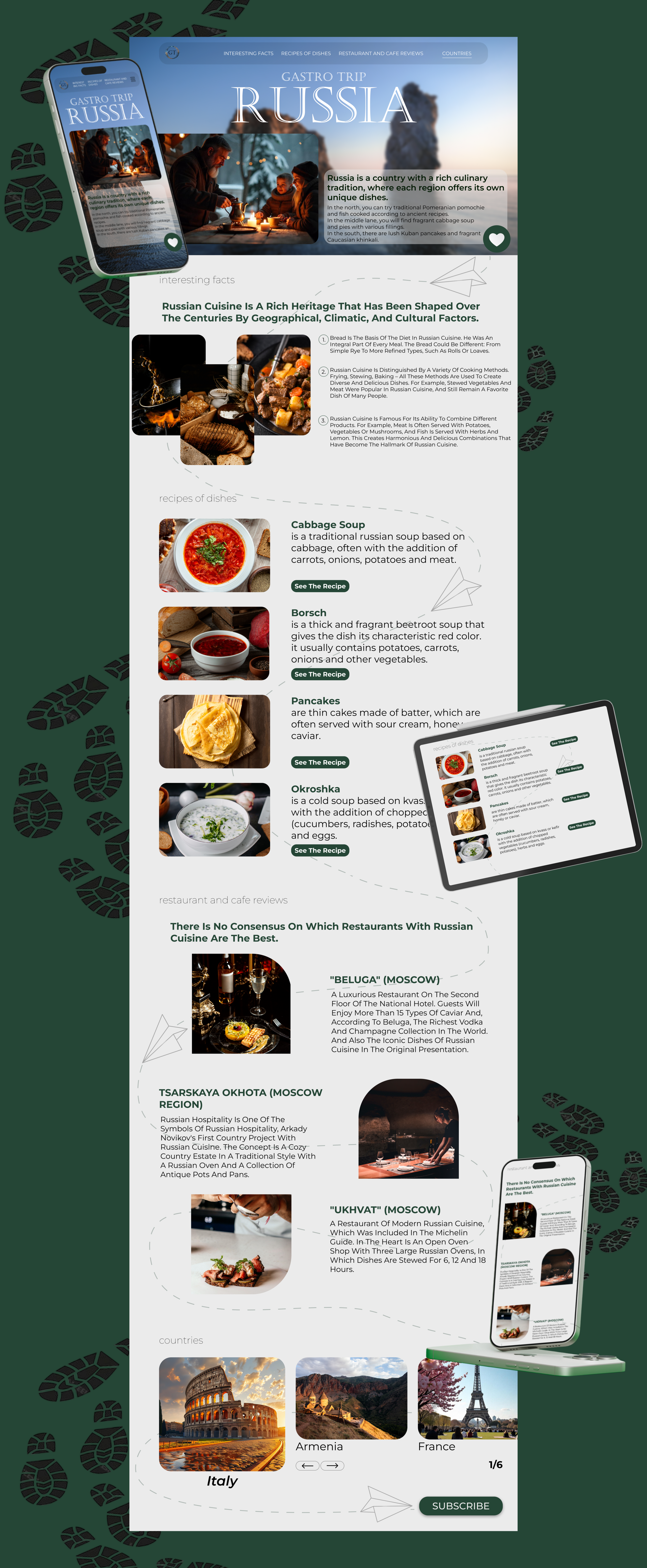 Gastro Trip — Изображение №5 — Интерфейсы на Dprofile