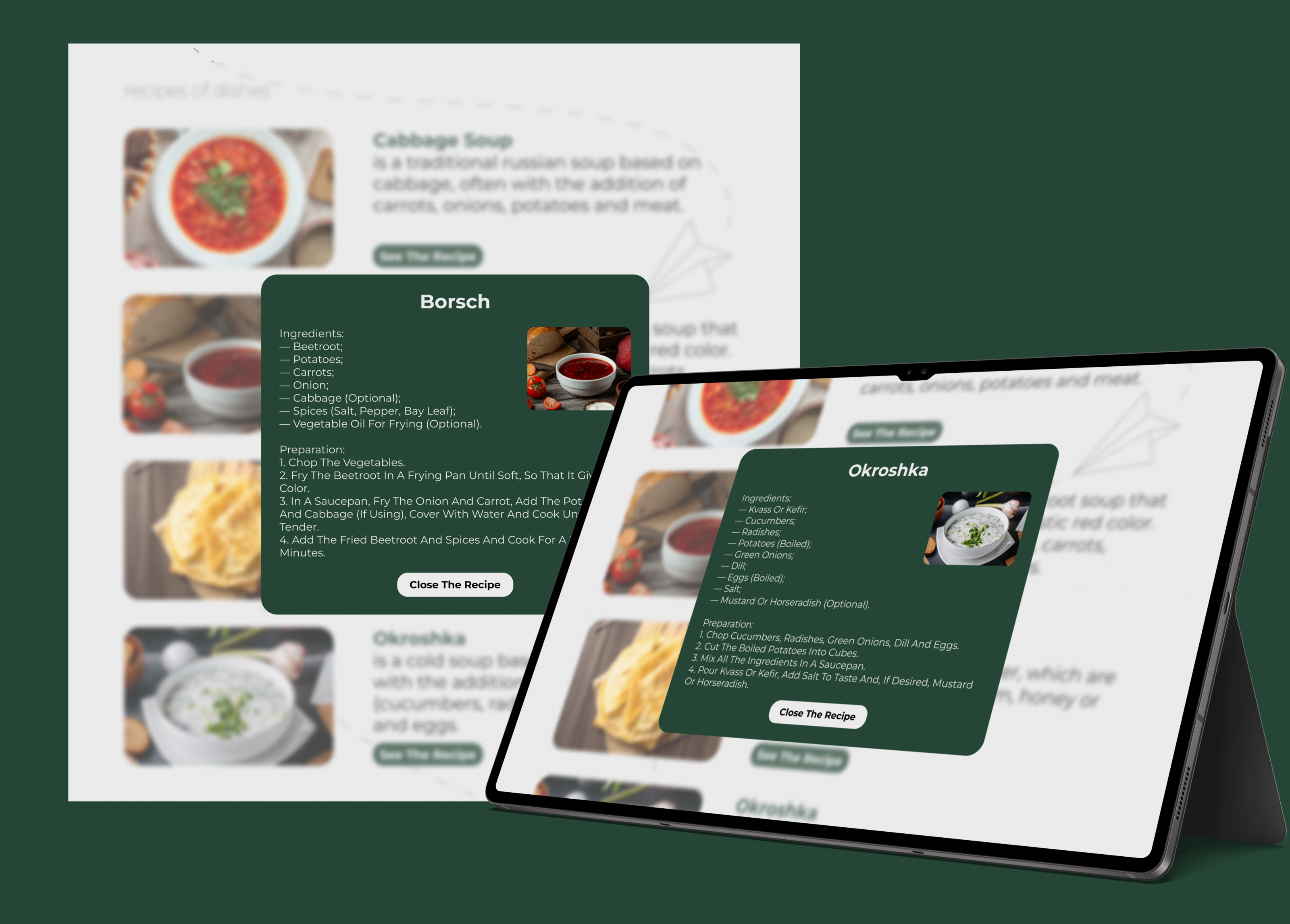 Gastro Trip — Изображение №7 — Интерфейсы на Dprofile