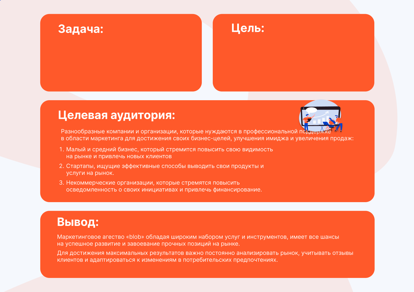 Презентация маркетингового агентства "blob" — Изображение №2 — Графика, Маркетинг на Dprofile