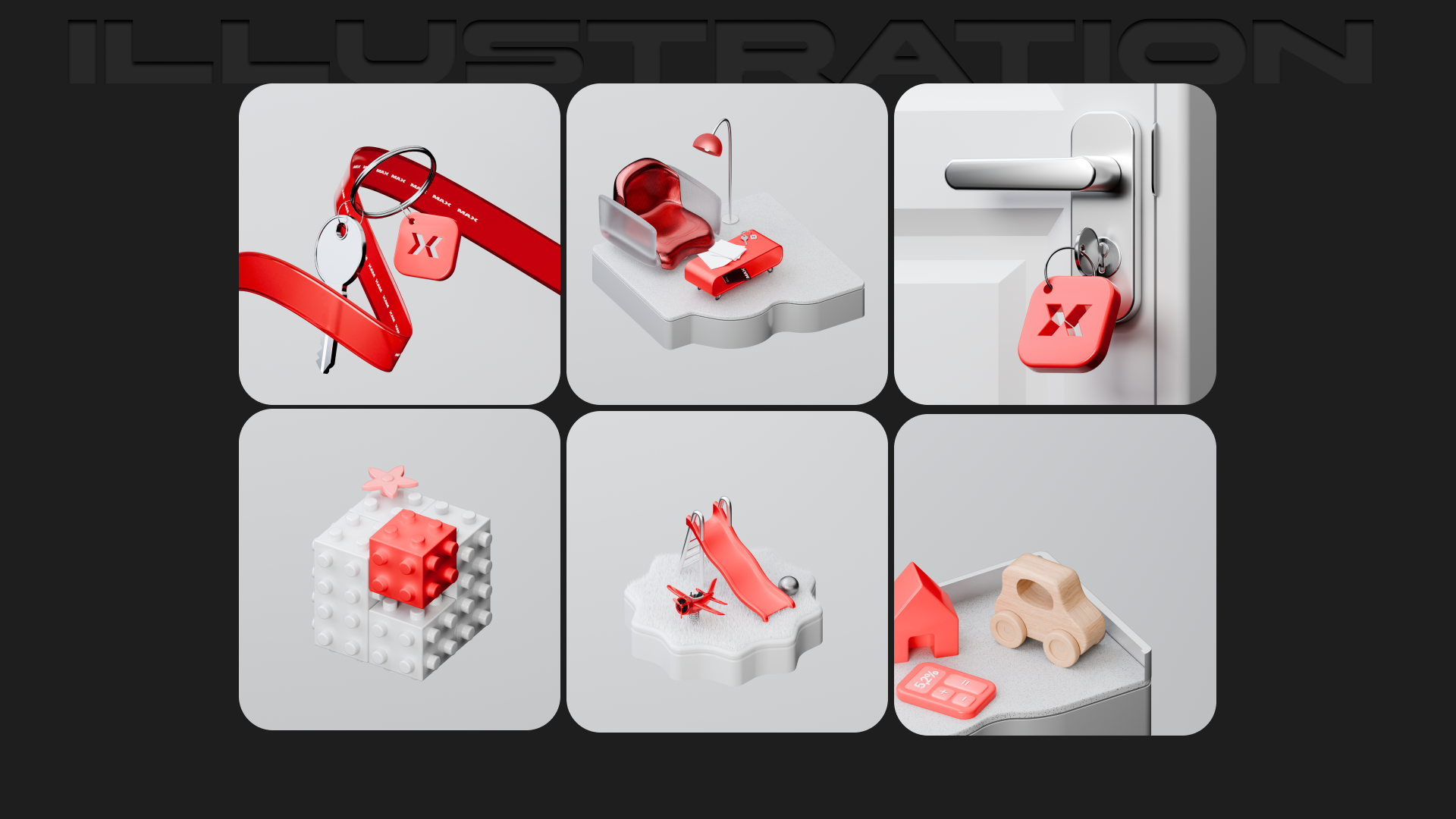 Креатив на MAX| 3D стиль — Изображение №2 — Иллюстрация, 3D на Dprofile