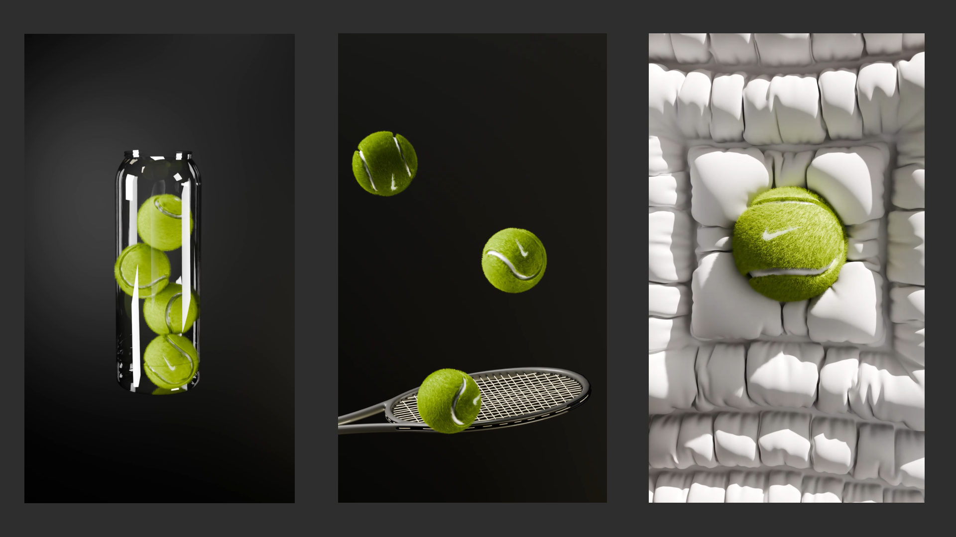 Tennis ball Nike — Изображение №4 — 3D, Анимация на Dprofile