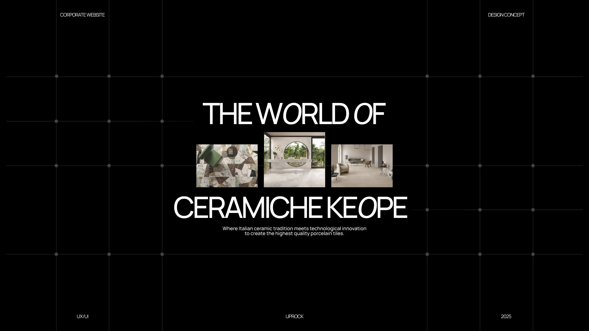 Ceramiche Keope | Корпоративный сайт — Изображение №1 — Интерфейсы на Dprofile