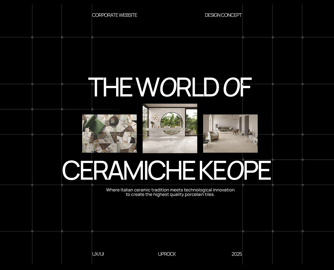 Ceramiche Keope | Корпоративный сайт — Интерфейсы на Dprofile