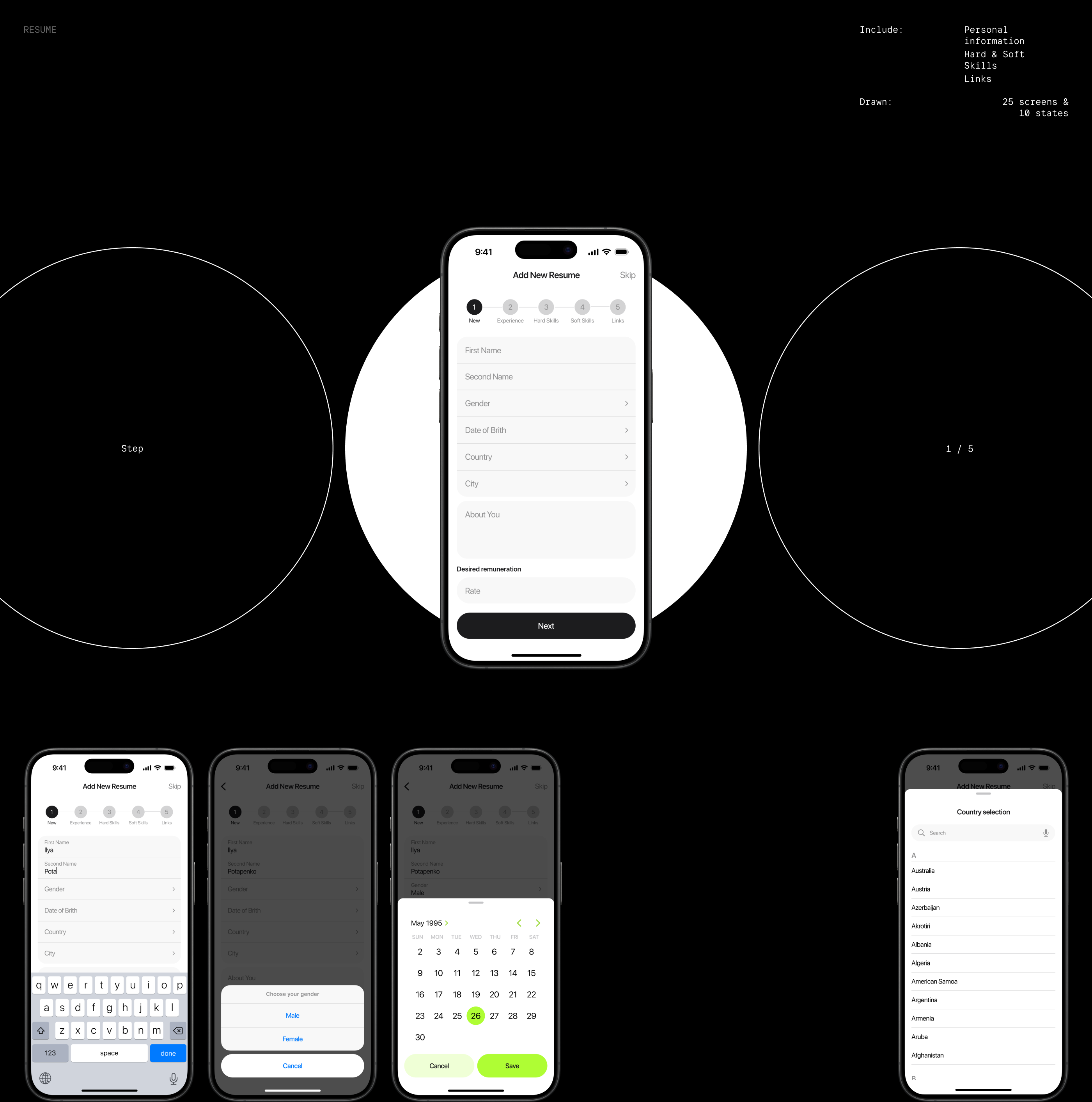 I'm Free — Mobile App — Изображение №6 — Интерфейсы, Анимация на Dprofile