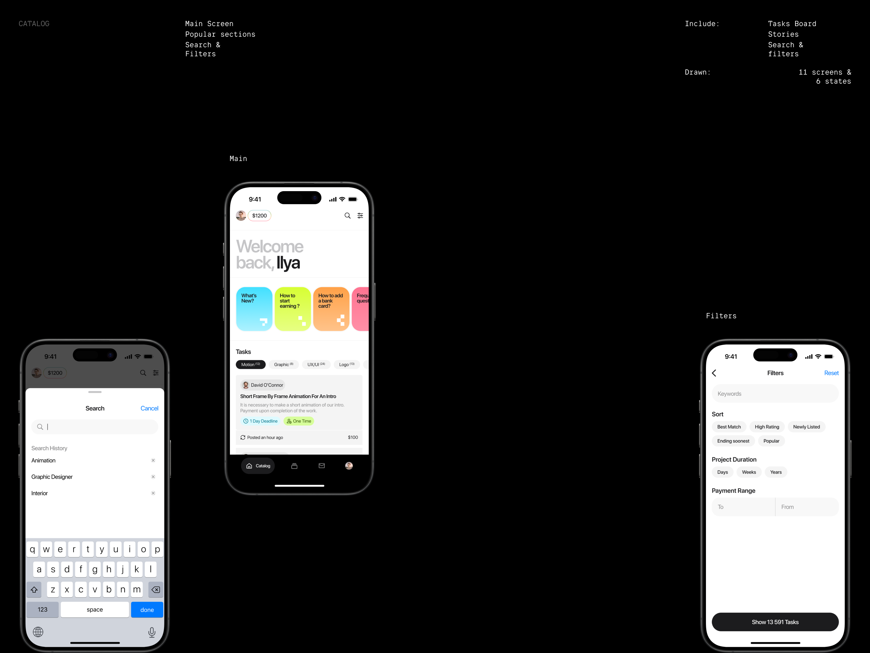 I'm Free — Mobile App — Изображение №9 — Интерфейсы, Анимация на Dprofile