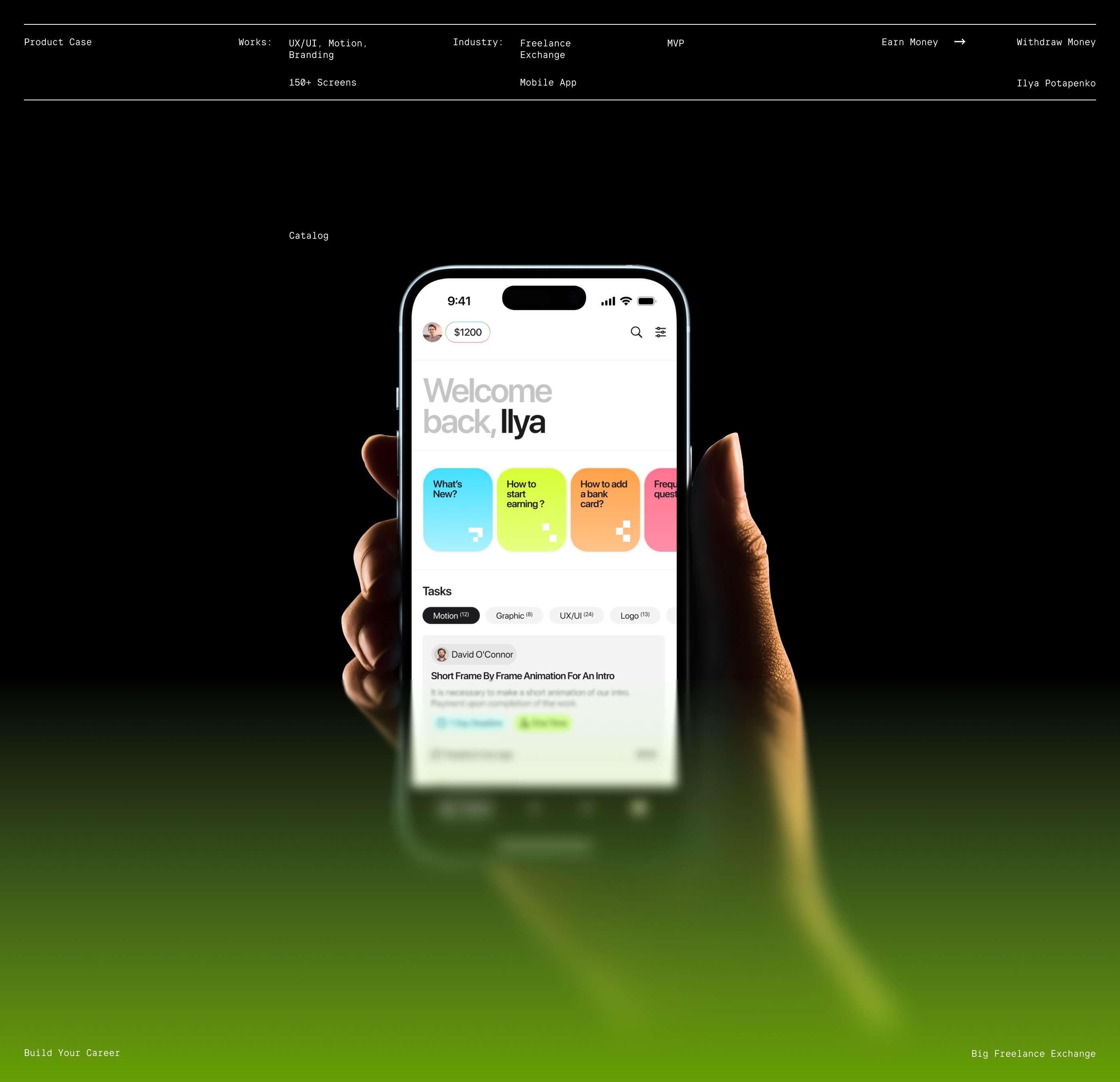 I'm Free — Mobile App — Изображение №1 — Интерфейсы, Анимация на Dprofile