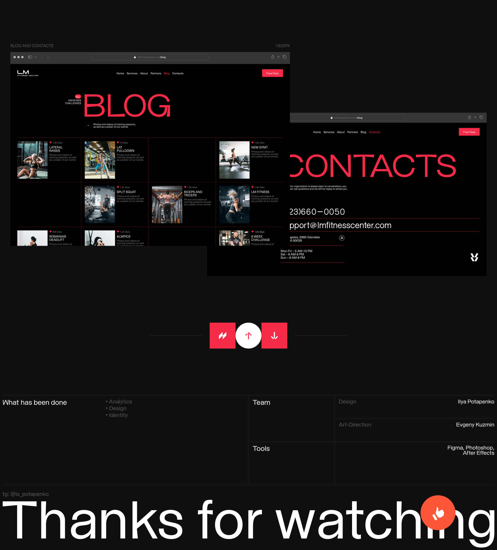 LM Fitness Center — Изображение №10 — Интерфейсы, Брендинг на Dprofile