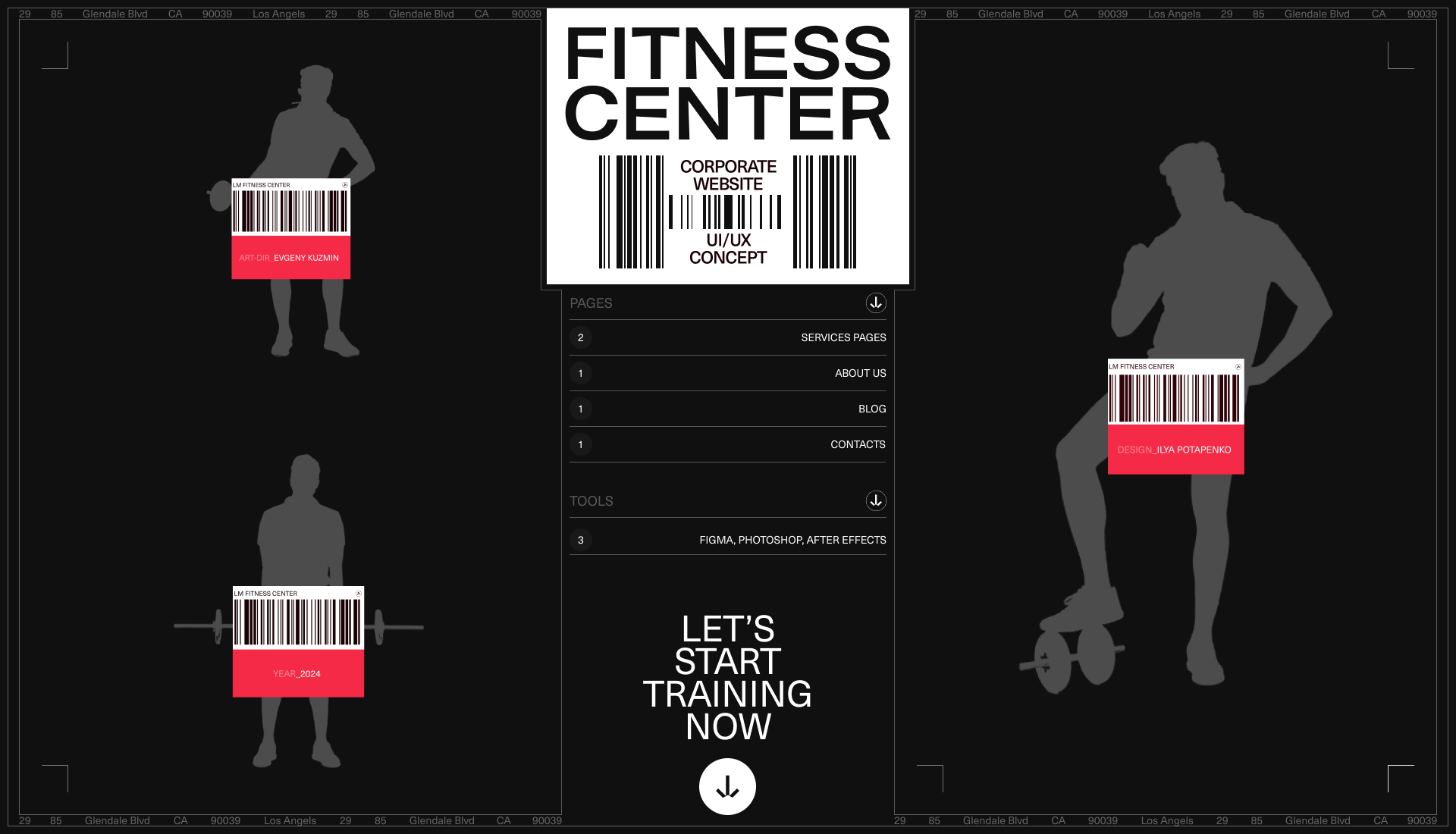 LM Fitness Center — Изображение №1 — Интерфейсы, Брендинг на Dprofile