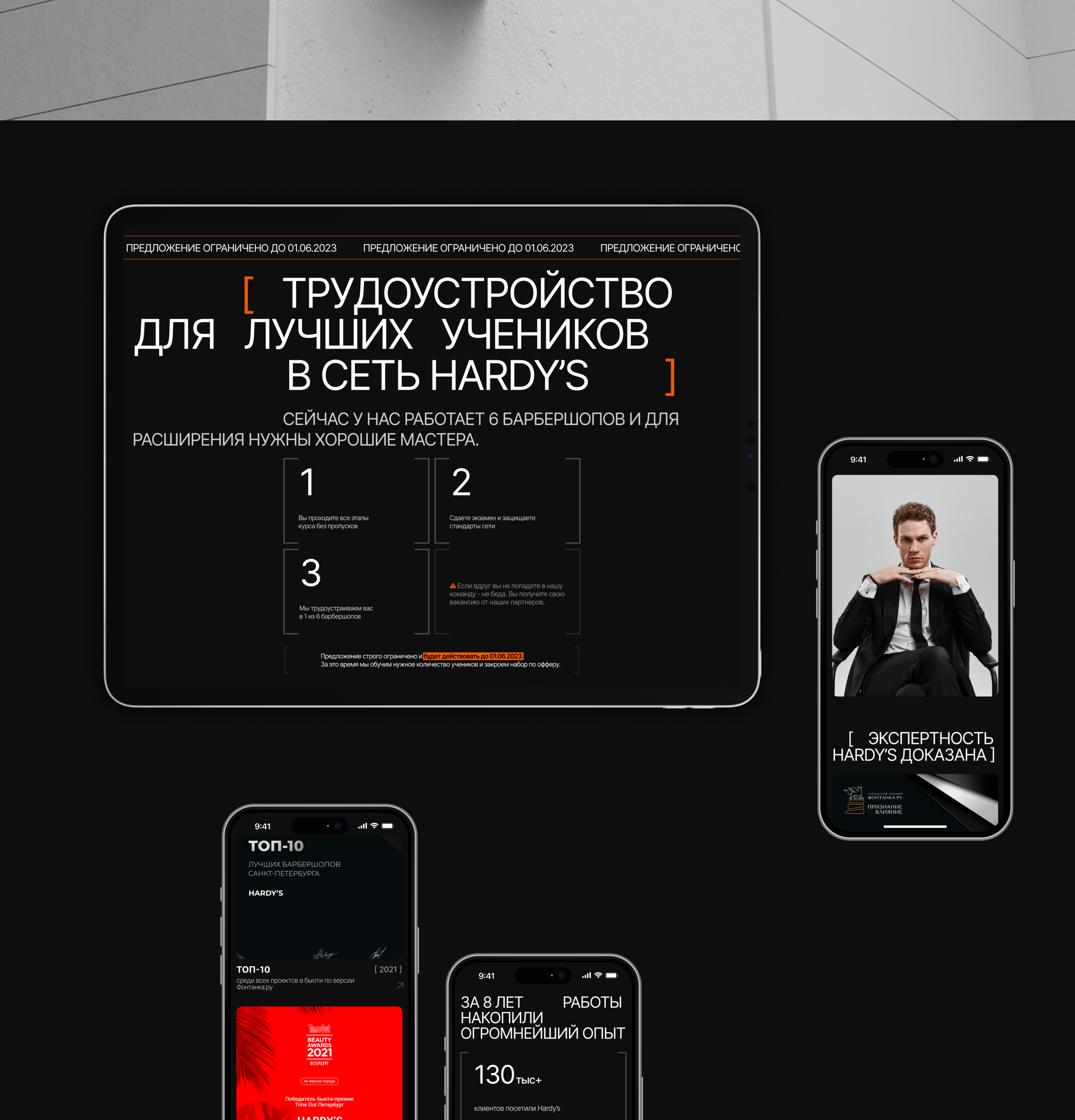Redesign for Hardy's Academy — Изображение №3 — Интерфейсы, Брендинг на Dprofile