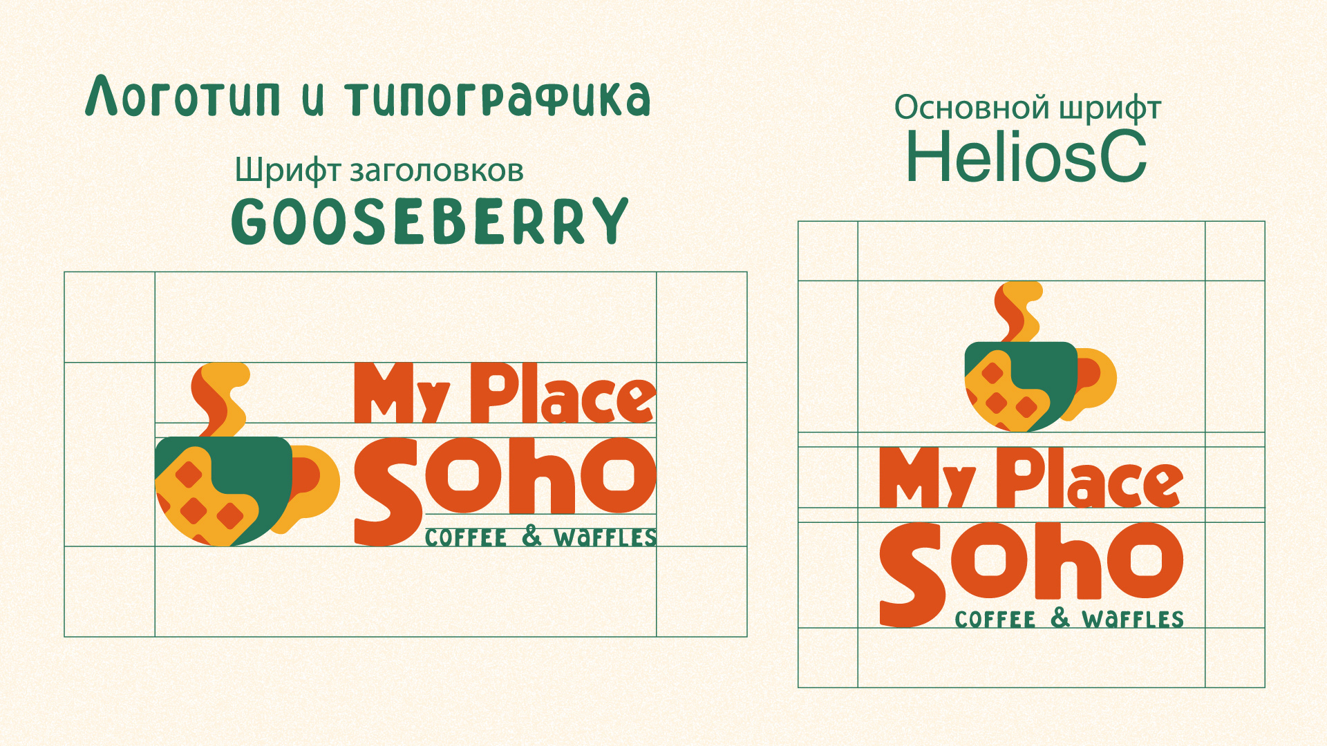 Логотип и фирменный стиль для кофейни "My Place Soho" — Изображение №3 — Брендинг на Dprofile