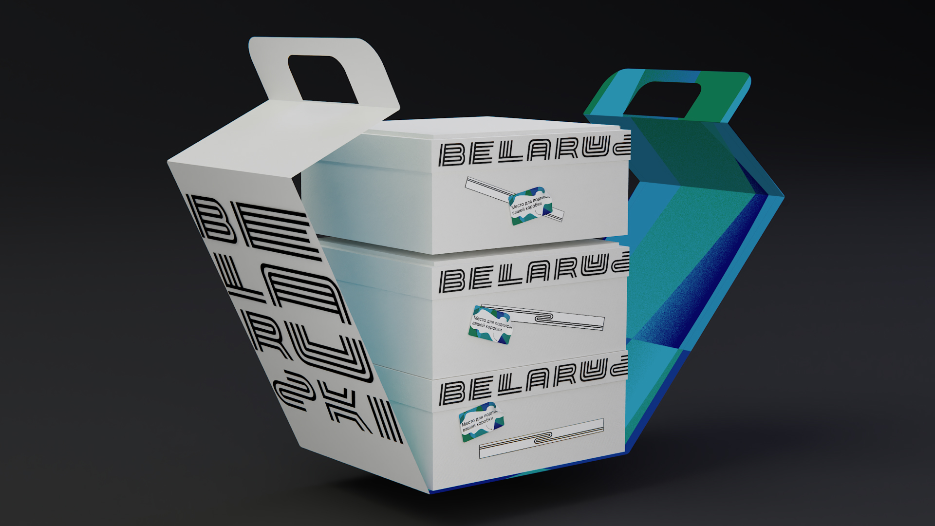 Упаковка для бренда спортивных лыжных товаров — Изображение №4 — Брендинг, 3D на Dprofile