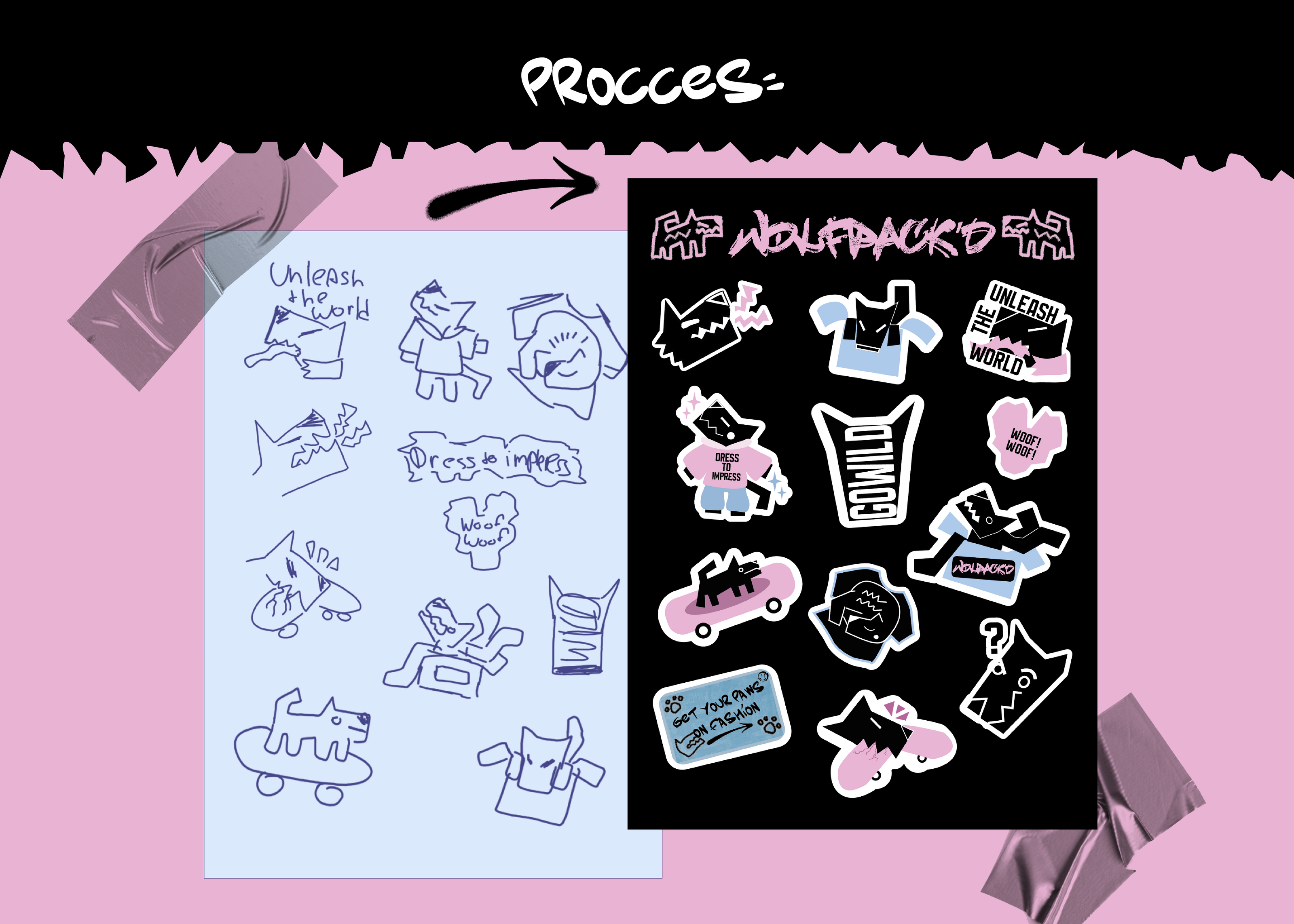 Stickers for Wolpack'D — Изображение №4 — Брендинг на Dprofile