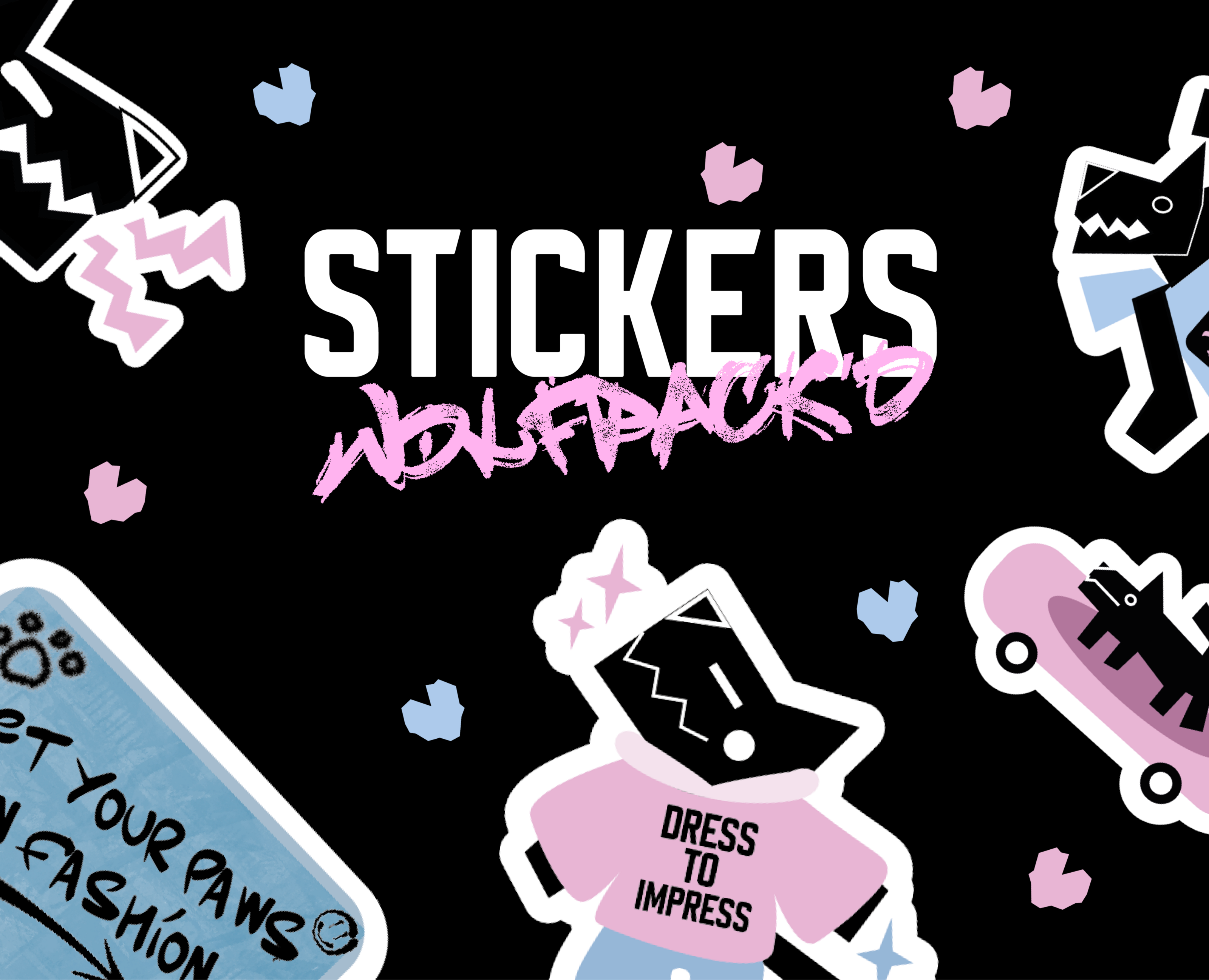 Stickers for Wolpack'D — Брендинг на Dprofile