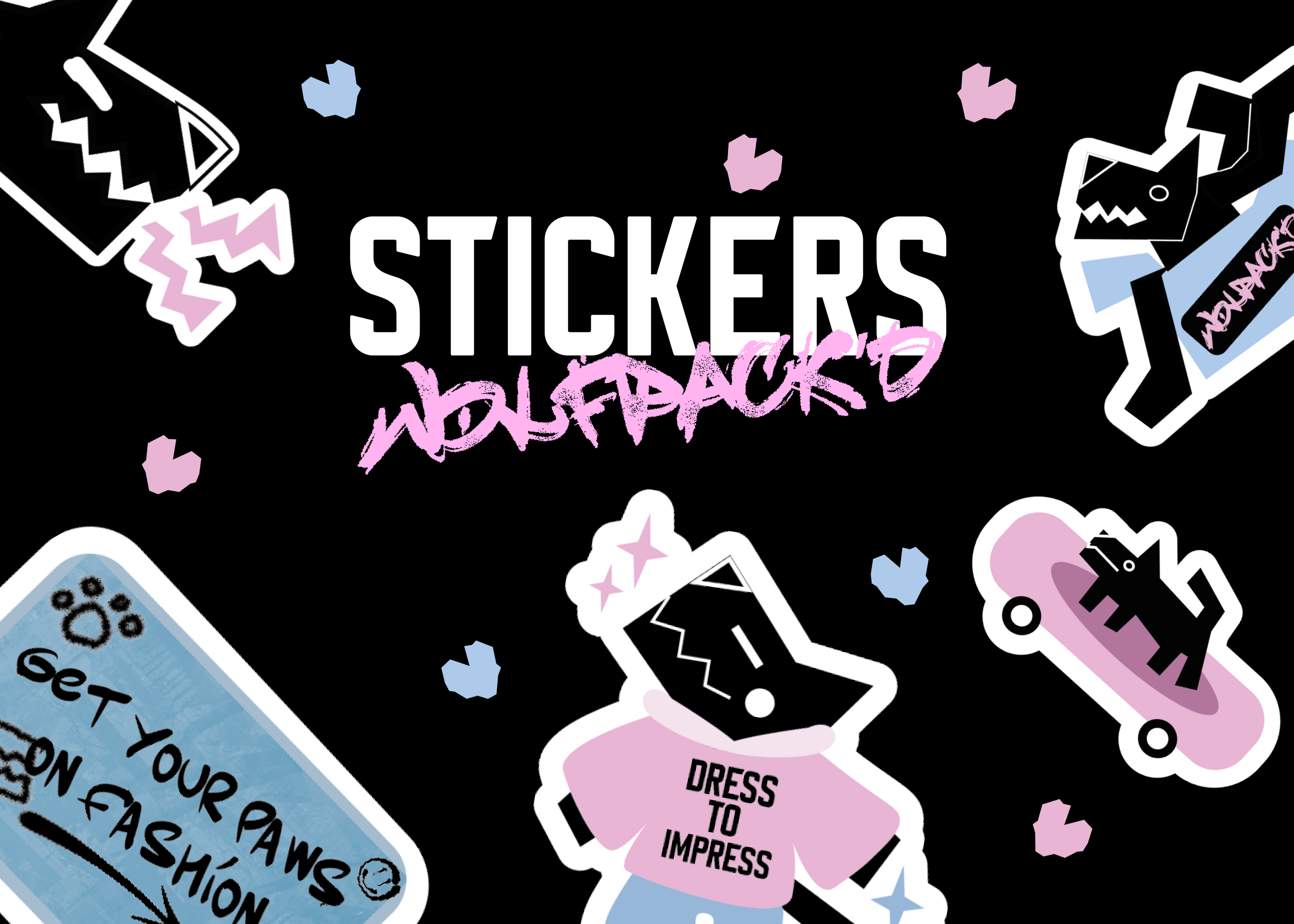 Stickers for Wolpack'D — Изображение №1 — Брендинг на Dprofile