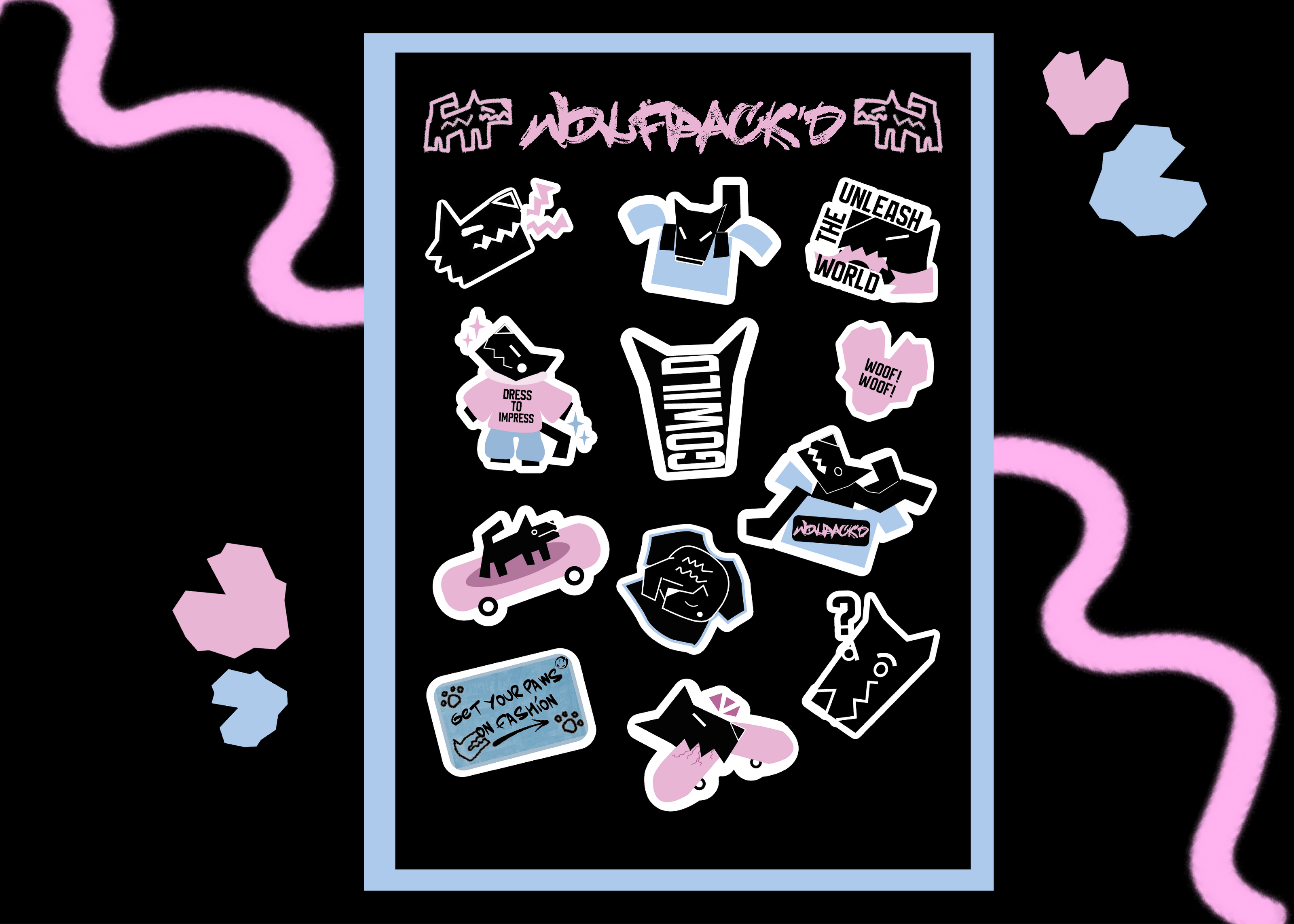 Stickers for Wolpack'D — Изображение №7 — Брендинг на Dprofile