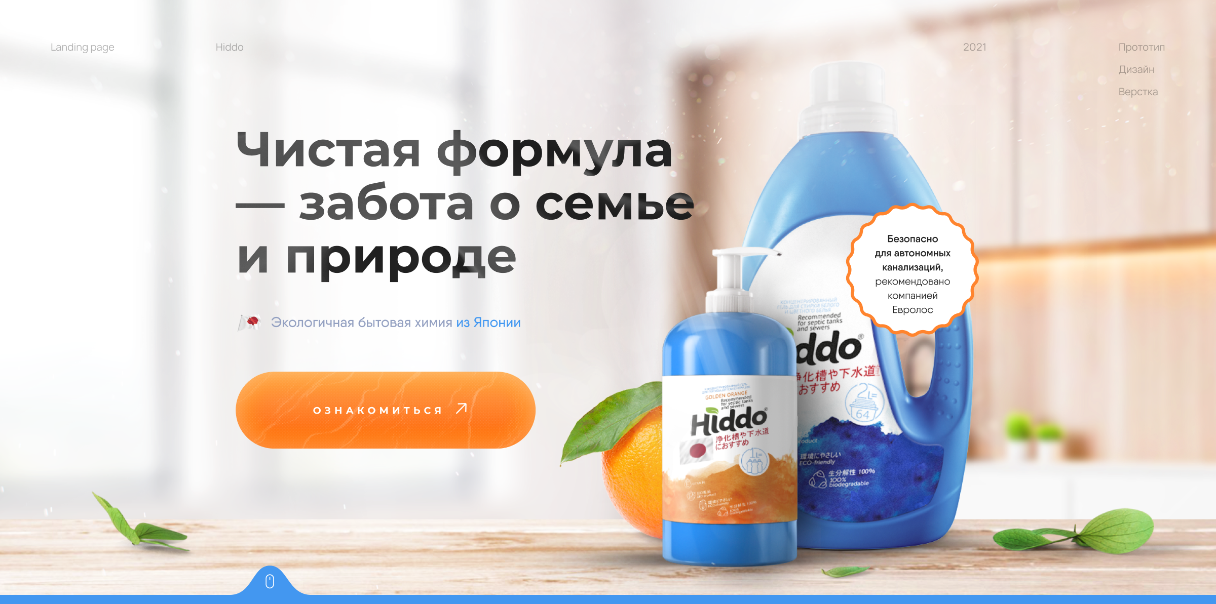 Hiddo — лендинг для привлечения трафика на маркетплейсах — Изображение №1 — Интерфейсы на Dprofile