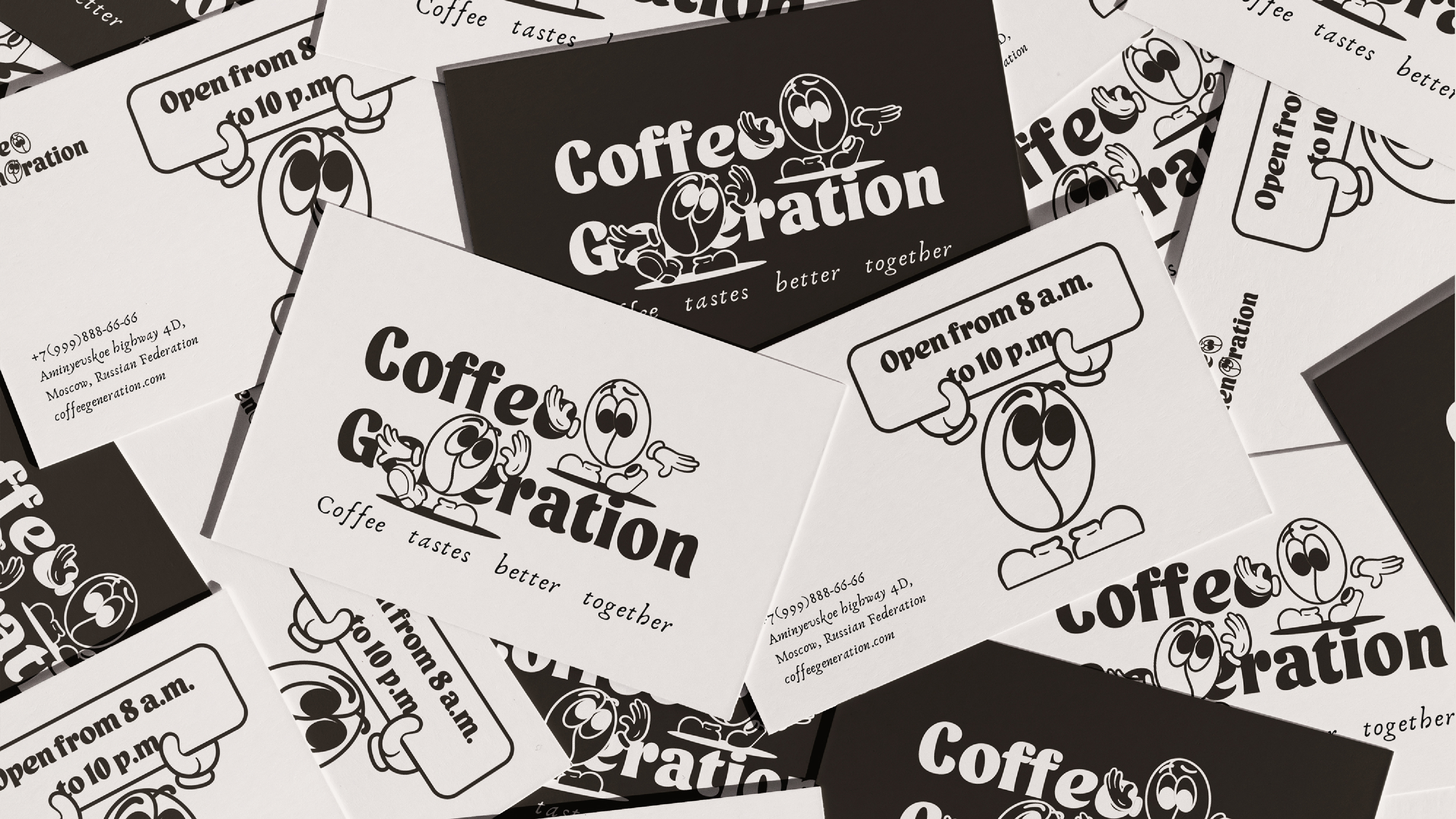 Coffee Generation: брендинг кофейни — Изображение №6 — Брендинг, Иллюстрация на Dprofile